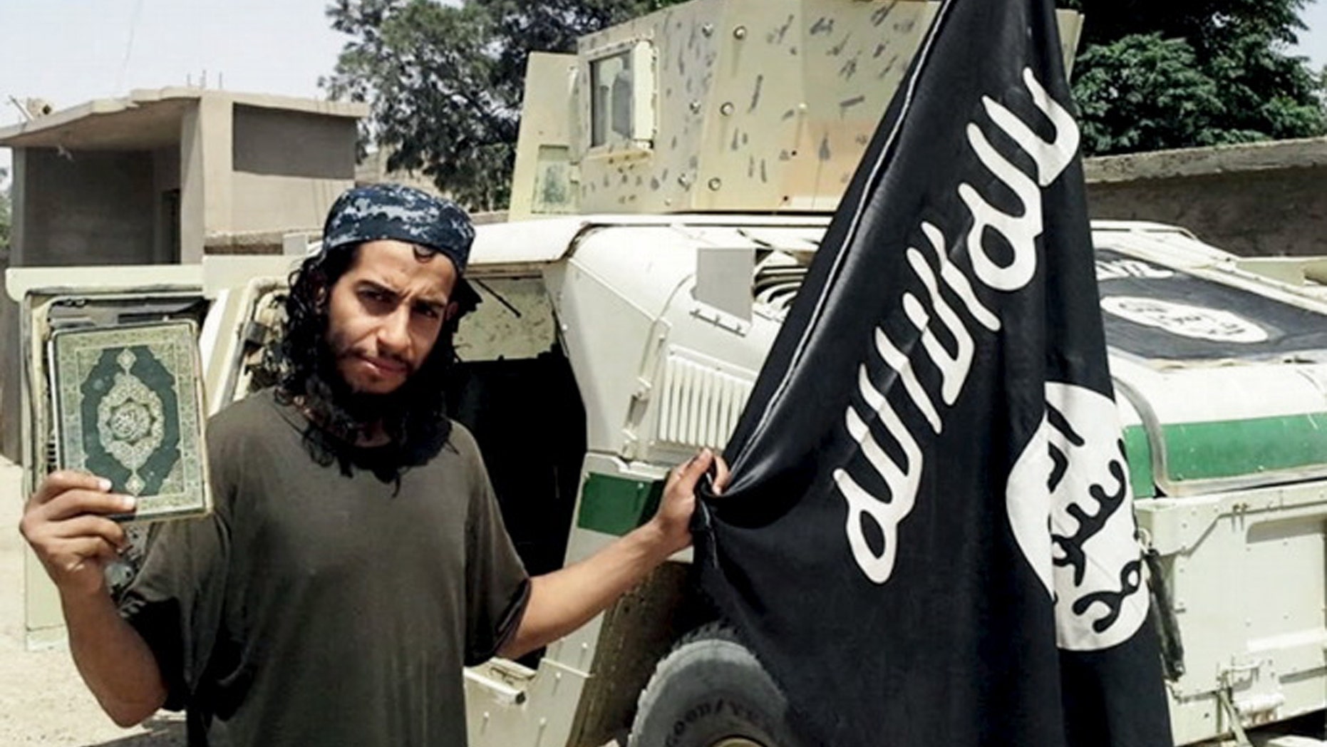 An undated photograph of a man described as Abdelhamid Abaaoud that was published in the Islamic State's online magazine Dabiq and posted on a social media website. A Belgian national in Syria and was believed to be one of Islamic State's most active operators is suspected of being behind attacks in Paris