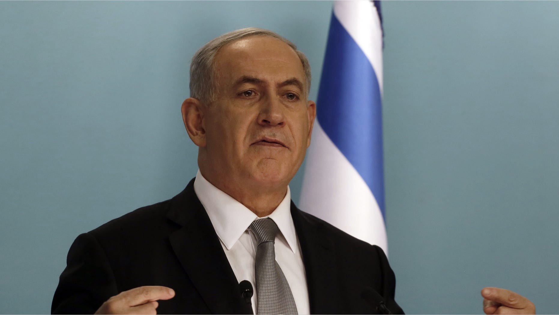 Dec. 2, 2014: Israeli Prime Minister Benjamin Netanyahu attends a press conference in Jerusalem.