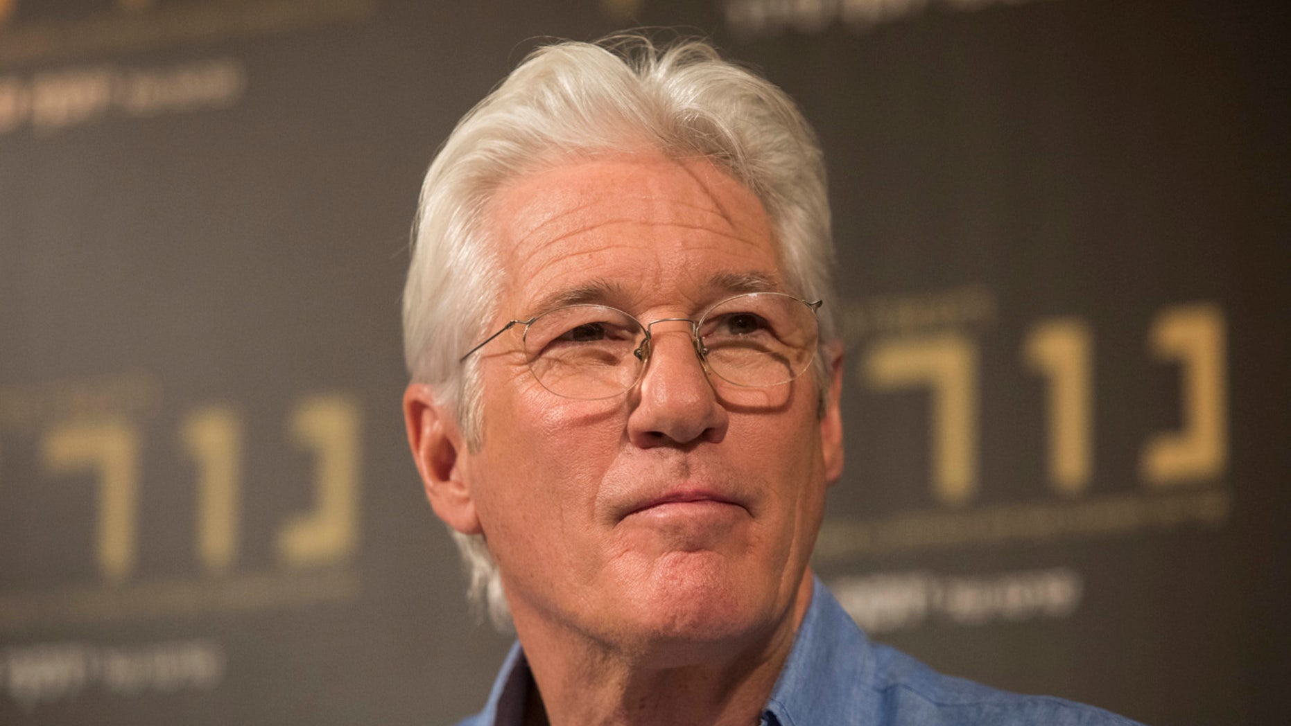 American actor Richard Gere speaks during a press conference at the Israeli premiere of the "Norman: The Moderate Rise and Tragic Fall of a New York Fixer" movie, in Jerusalem, Thursday, March 9, 2017. (AP Photo/Dan Balilty)