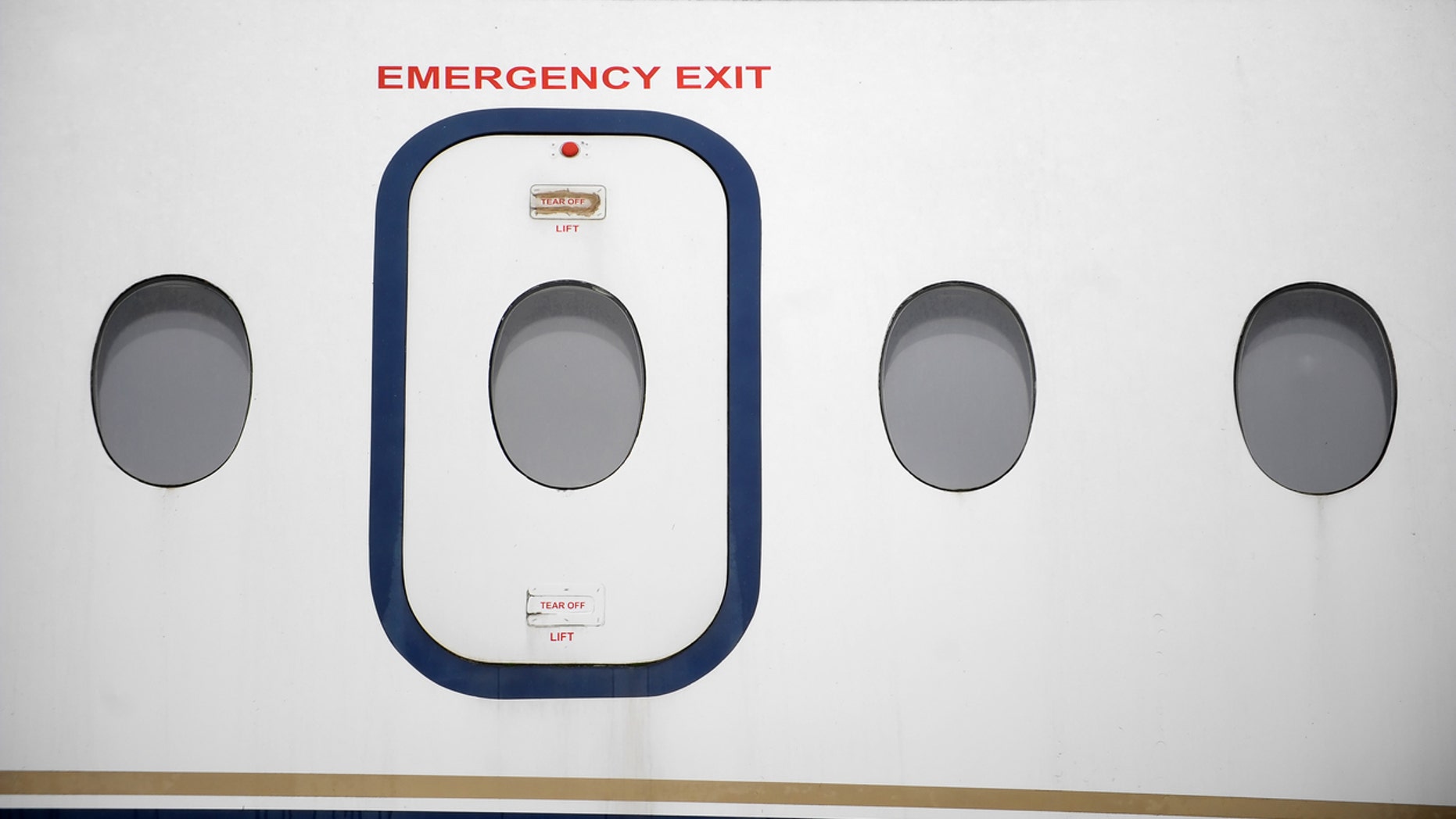 The woman was restrained until the plane safely landed.