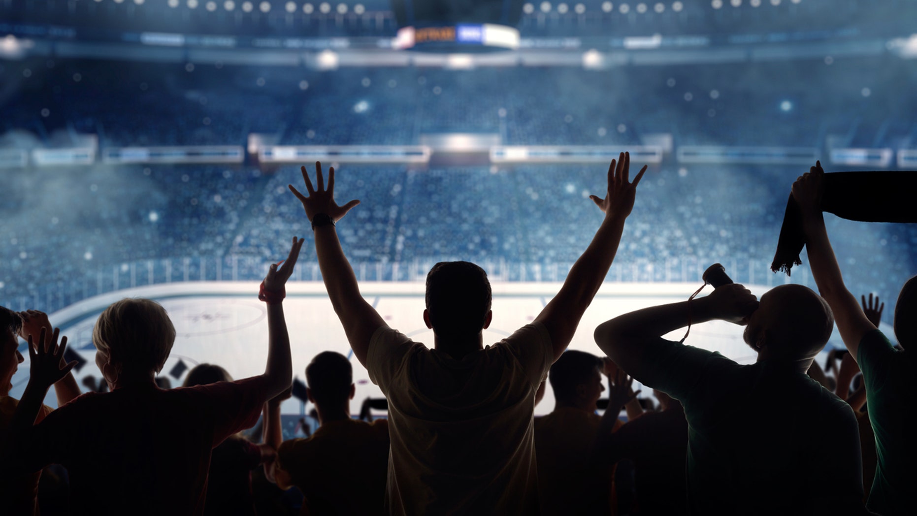 Watching a hockey game live can more than double a fan's heart rate.