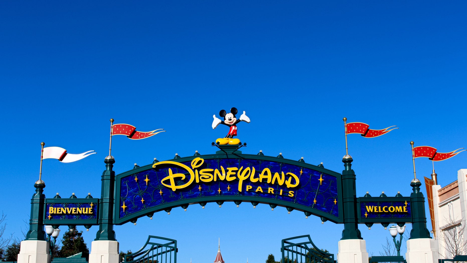 The incident took place at the New York Hotel in Chessy, France, last Friday.