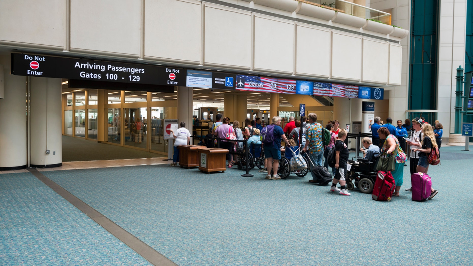 The passenger has a valid Florida concealed weapons license, but will still be charged with carrying a concealed weapon in a place prohibited by law.
