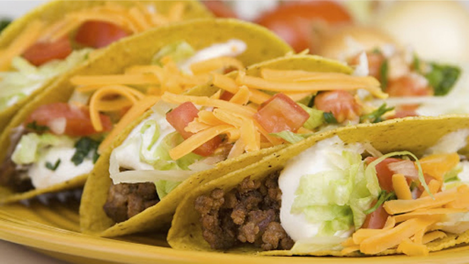 Top 10 Mexican Restaurants In The Us Fox News A Plate Of Freshly Prepared Ground Beef Tacos With Tomato Grated Cheese