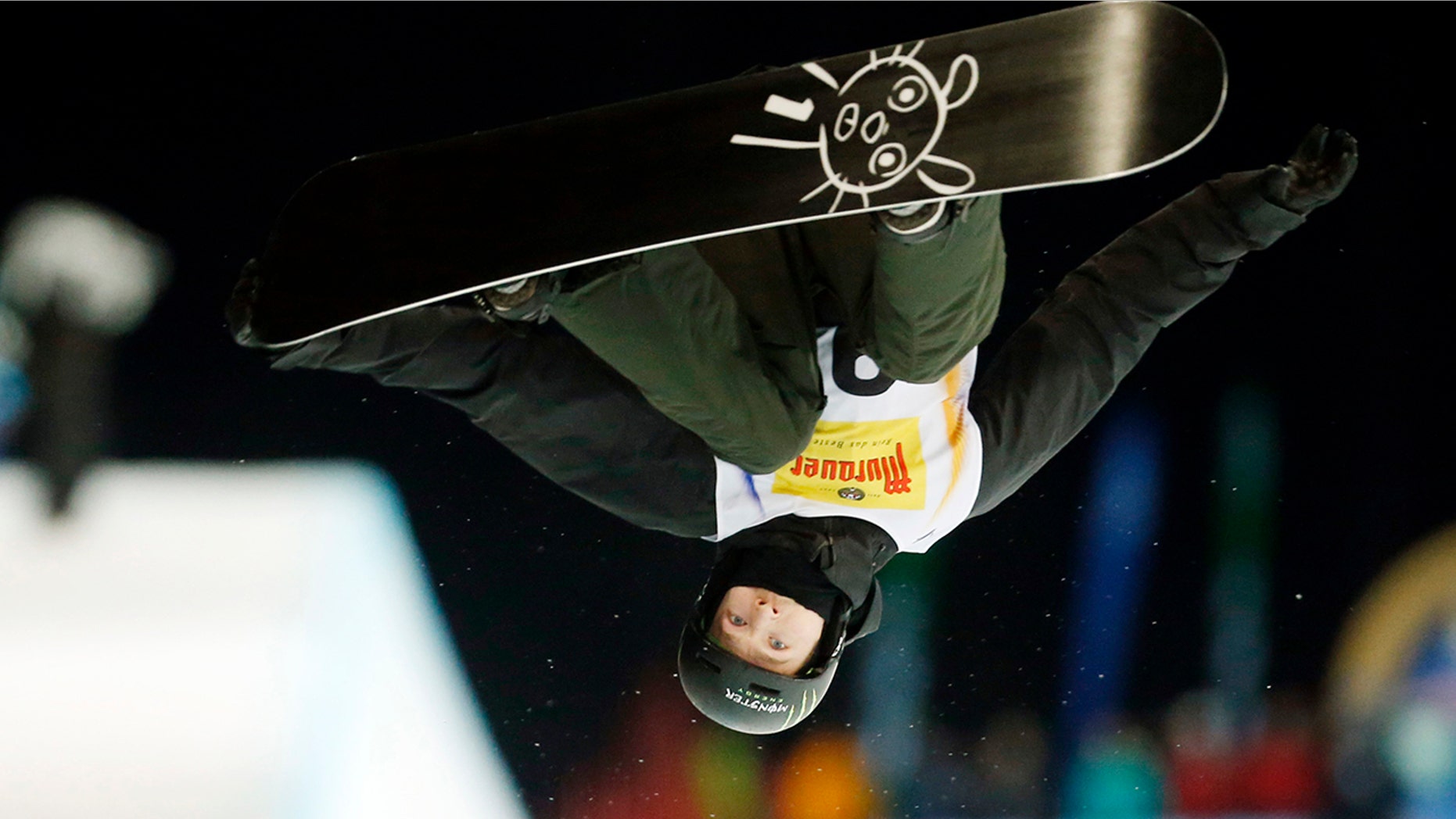 FILE - In this Jan. 17, 2015, file photo, Switzerland's Iouri Podladtchikov competes to place fourth at the snowboard halfpipe final at the Freestyle Ski and Snowboard World Championships in Kreischberg, Austria.