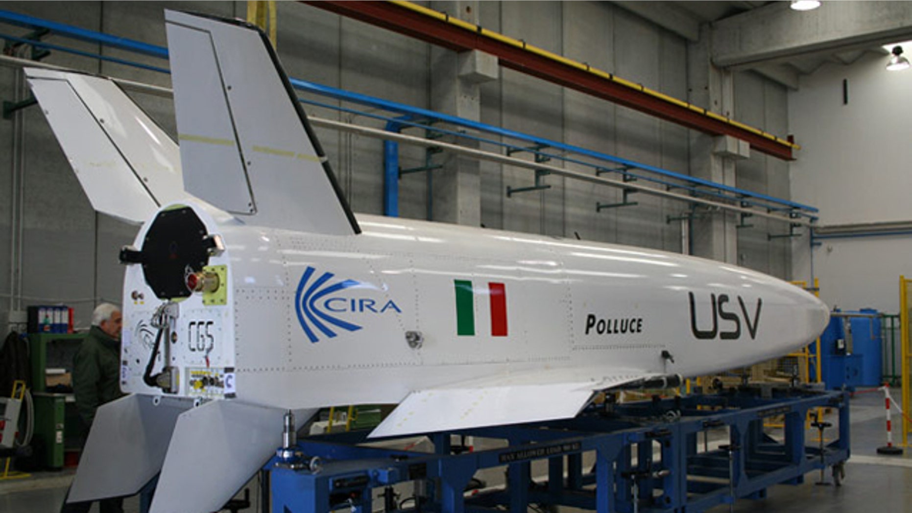 The Italian Center for Aerospace Research (CIRA) is poised to fly its Pollux vehicle, an unmanned space plane prototype, in a drop test aimed at testing in-flight maneuvering capabilities.