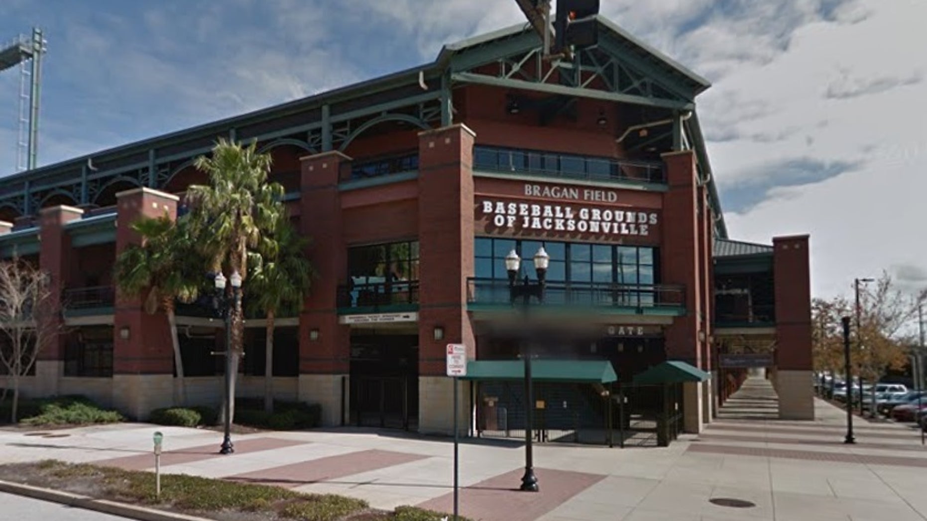 The Baseball Grounds of Jacksonville, home to the Jumbo Shrimp.