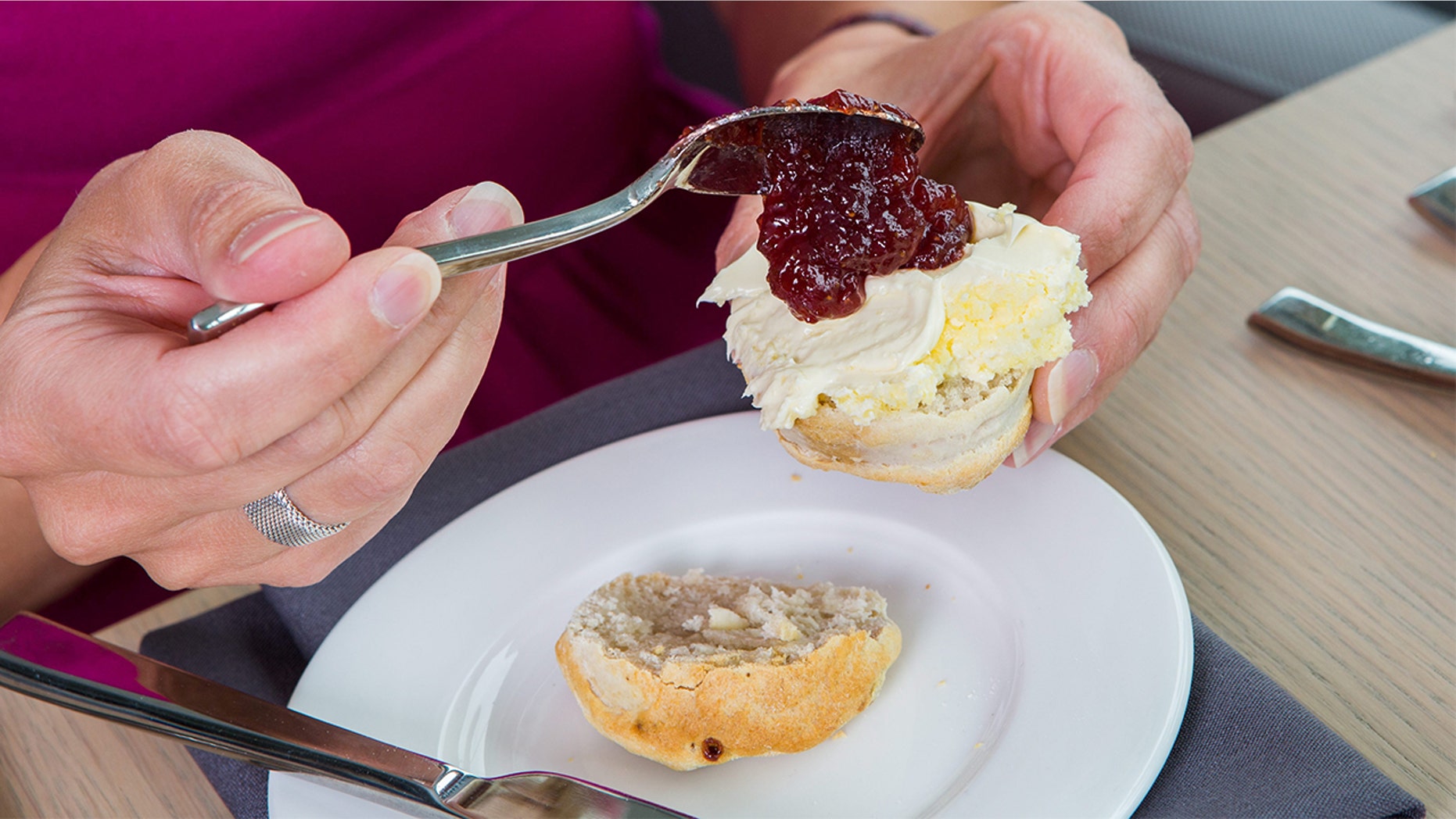 A Mother's Day ad featuring scones with jam on top of cream sparked outrage in the U.K.