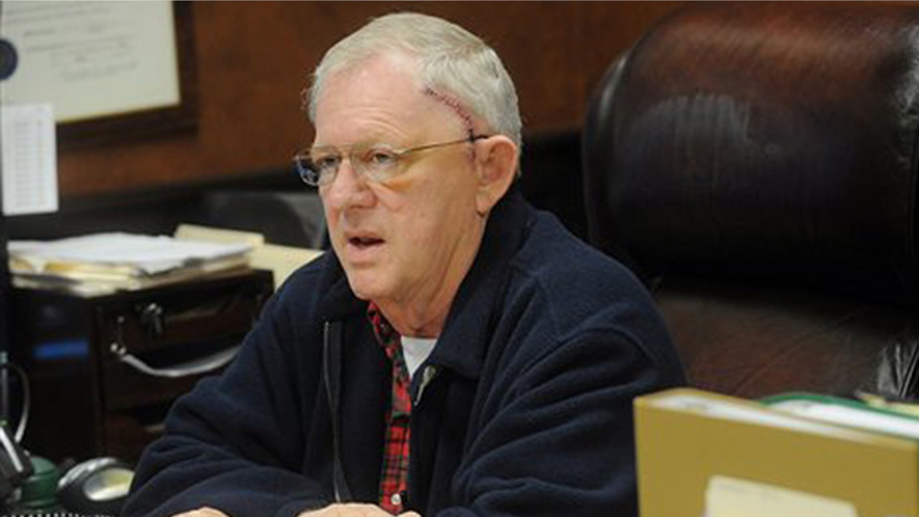 Former South Dakota governor, Bill Janklow announces he has terminal brain cancer at his office, Friday, Nov. 4, 2011 in Sioux Falls, S.D.