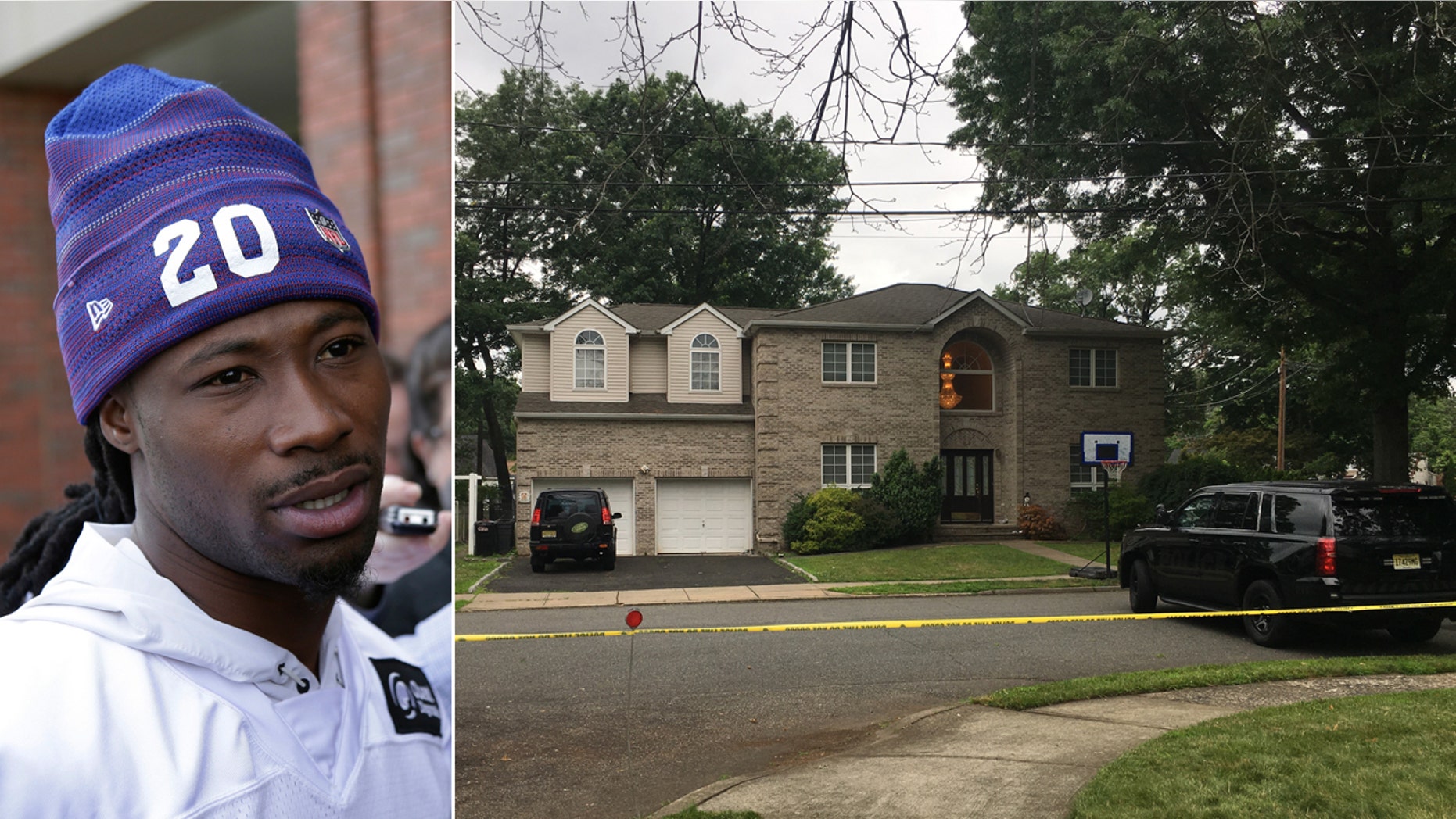 A body was found at the New Jersey home of Giants cornerback Janoris Jenkins.