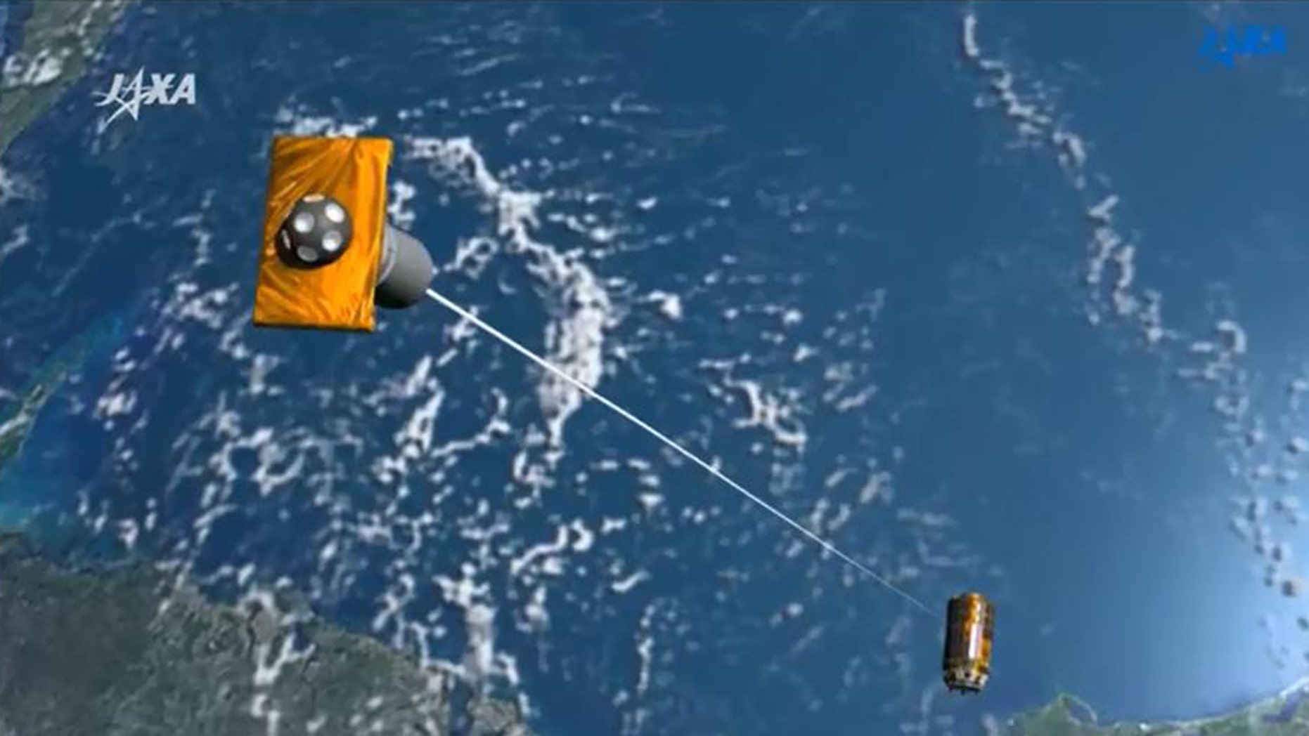 (Artist's impression - screenshot from JAXA YouTube video)