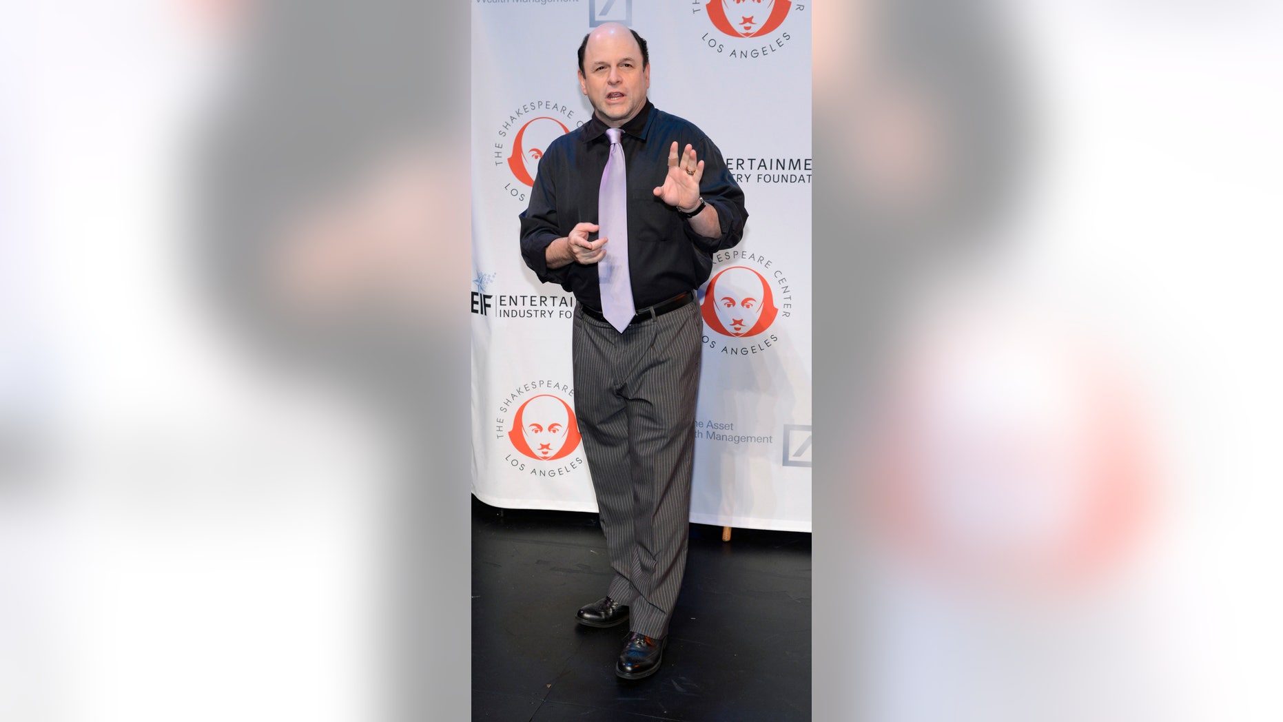 September 25, 2013. Jason Alexander attends The Shakespeare Center of Los Angeles 23rd Annual Simply Shakespeare benefit reading of "The Two Gentlemen of Verona" in California.