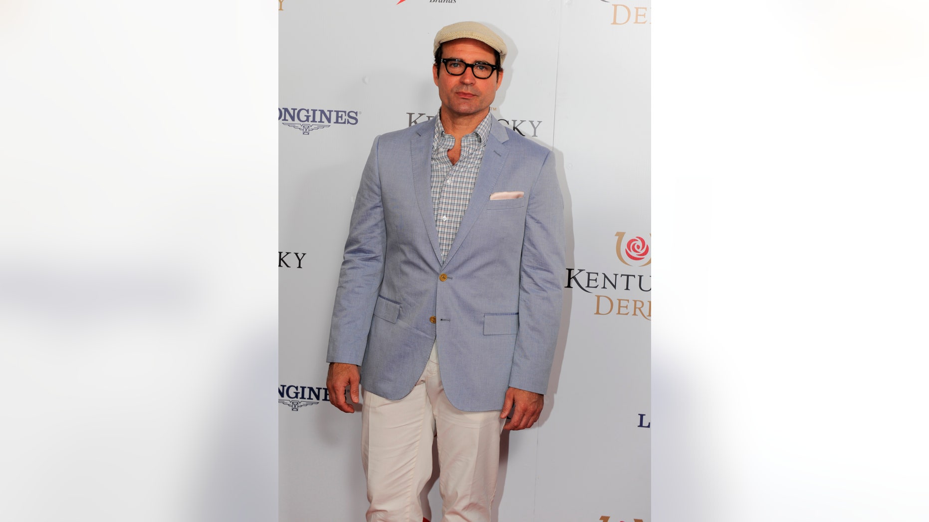 May 3, 2014. Jason Patric is photographed at the 140th Kentucky Derby in Louisville Ky.