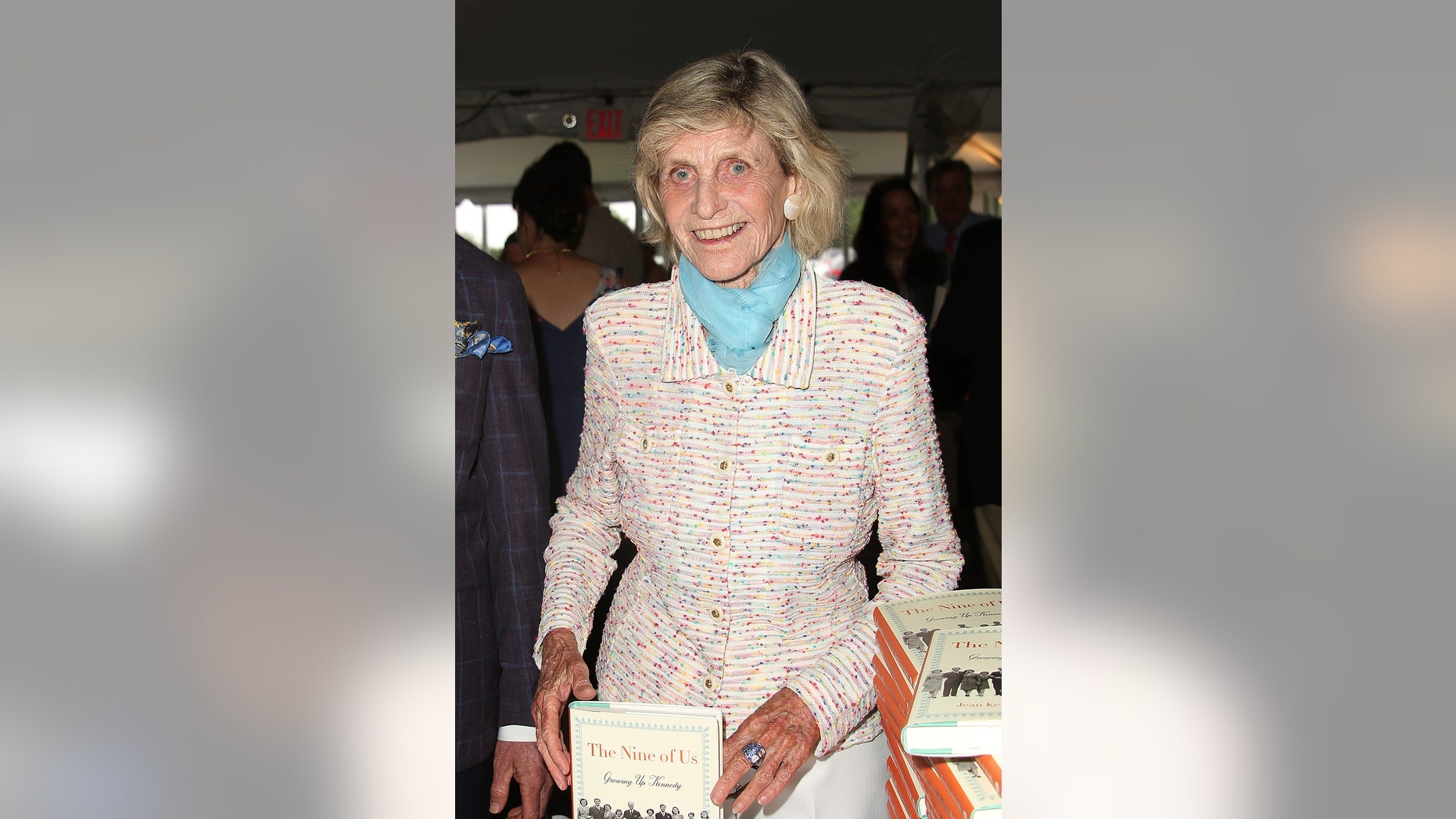 One of the homes on the estate was owned by a trust associated with Jean Kennedy Smith, seen here at the East Hampton Library in 2017.