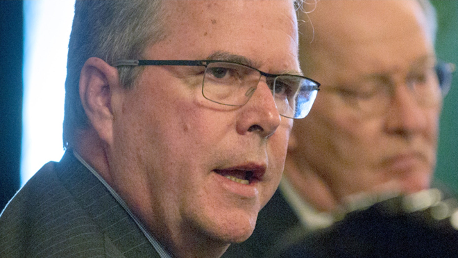 March 19, 2014: Former Florida Gov. Jeb Bush speaks at an education forum in Nashville, Tenn.