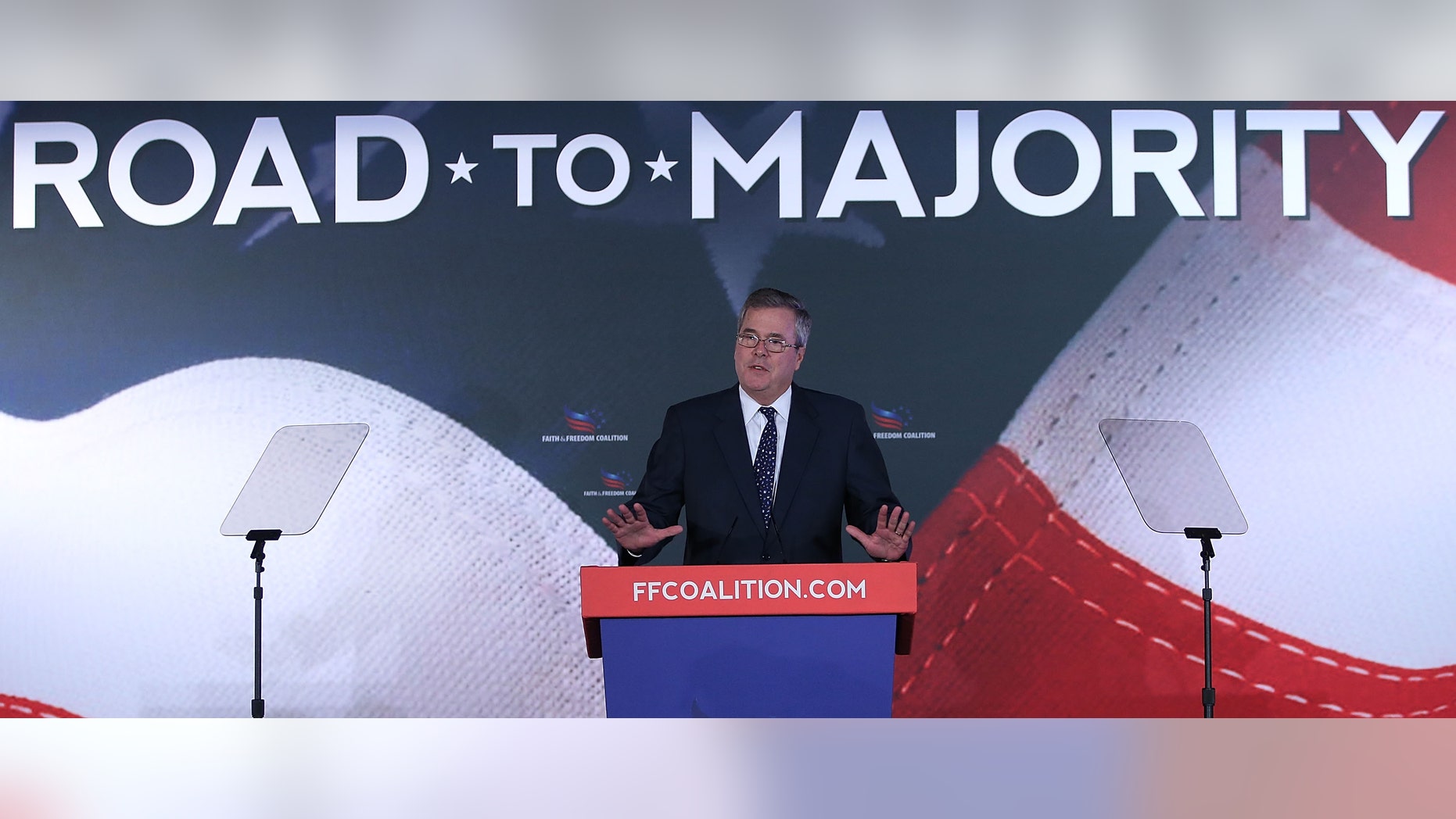 Former Florida Gov. Jeb Bush (R) speaks at the Faith & Freedom Coalition conference, June 14, 2013 in Washington, DC.