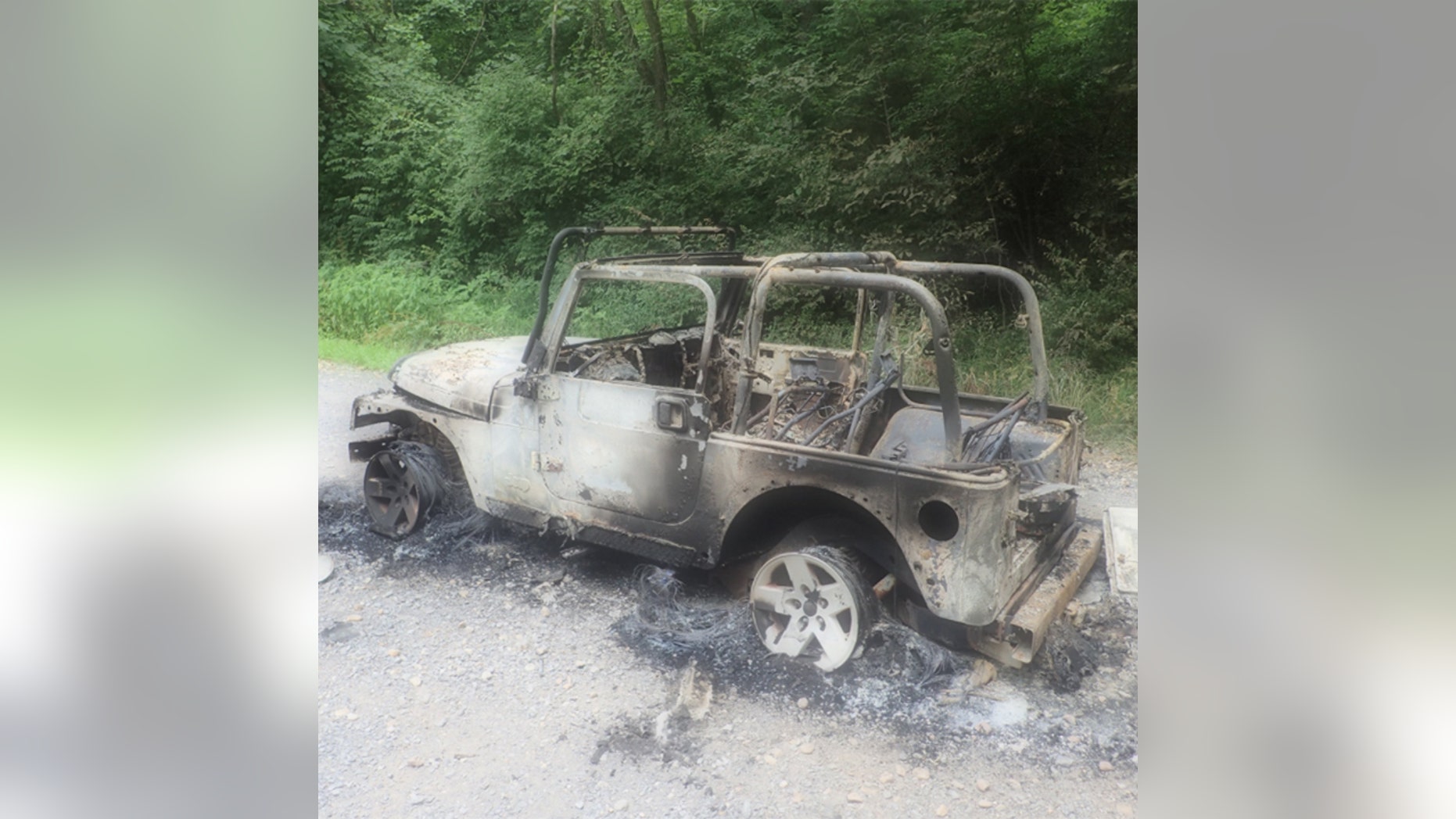 The vehicle was loaded with fireworks that were apparently ignited accidentally as others were being set off nearby.