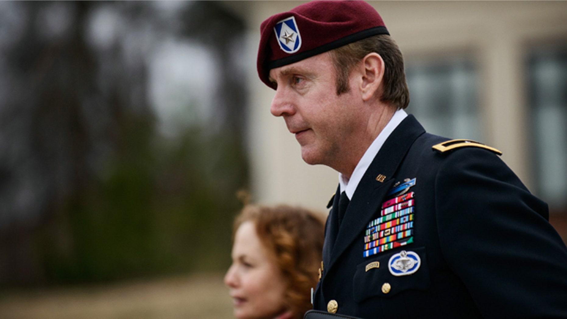 March 4, 2014: Brig. Gen. Jeffrey Sinclair leaves the courthouse following a day of motions at Fort Bragg, N.C.