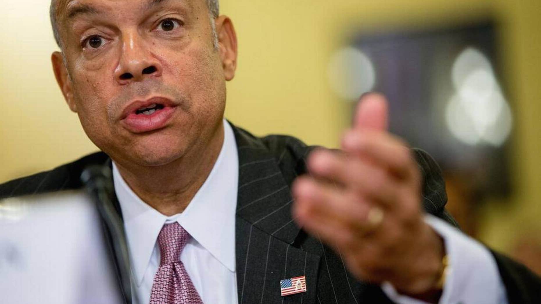 Homeland Security Secretary Jeh Johnson in October.