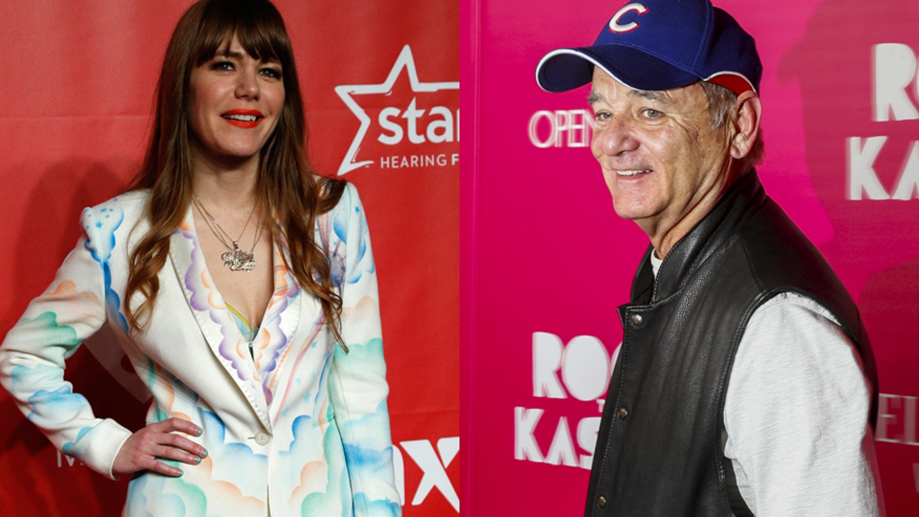 Bill Murray (right) is reportedly dating singer Jenny Lewis.