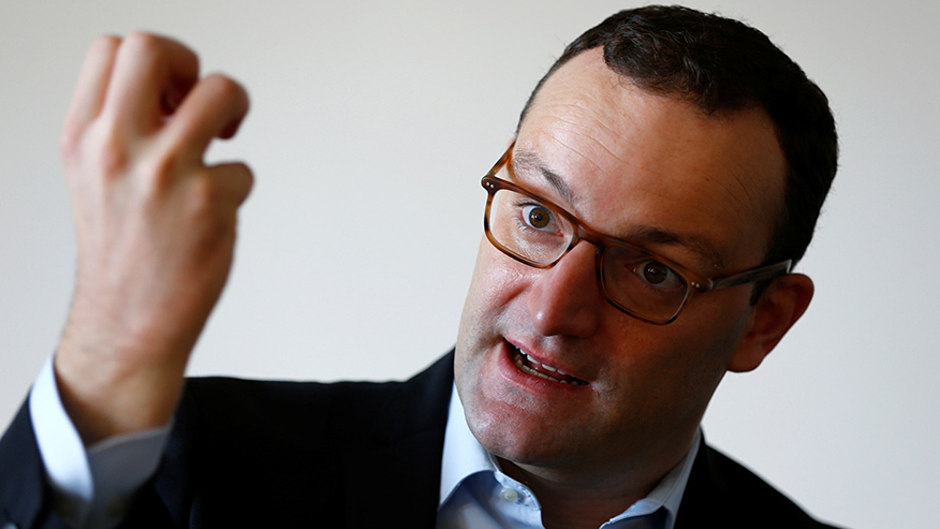 Oct. 4, 2016: German Deputy Finance Minister Jens Spahn speaks during an interview with Reuters in Berlin.