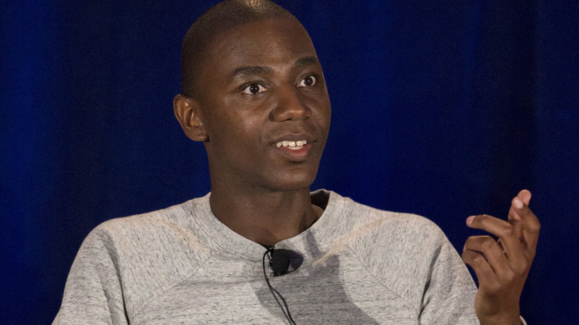 'Carmichael Show' star Jerrod Carmichael speaks at a press panel. NBC says the show will air the N-word uncensored.