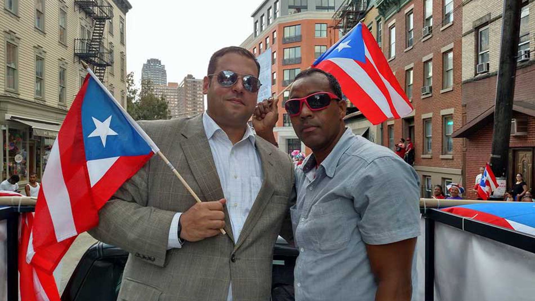 New Jersey Assembly candidates Garrett Simulcik and Herminio Mendoza.