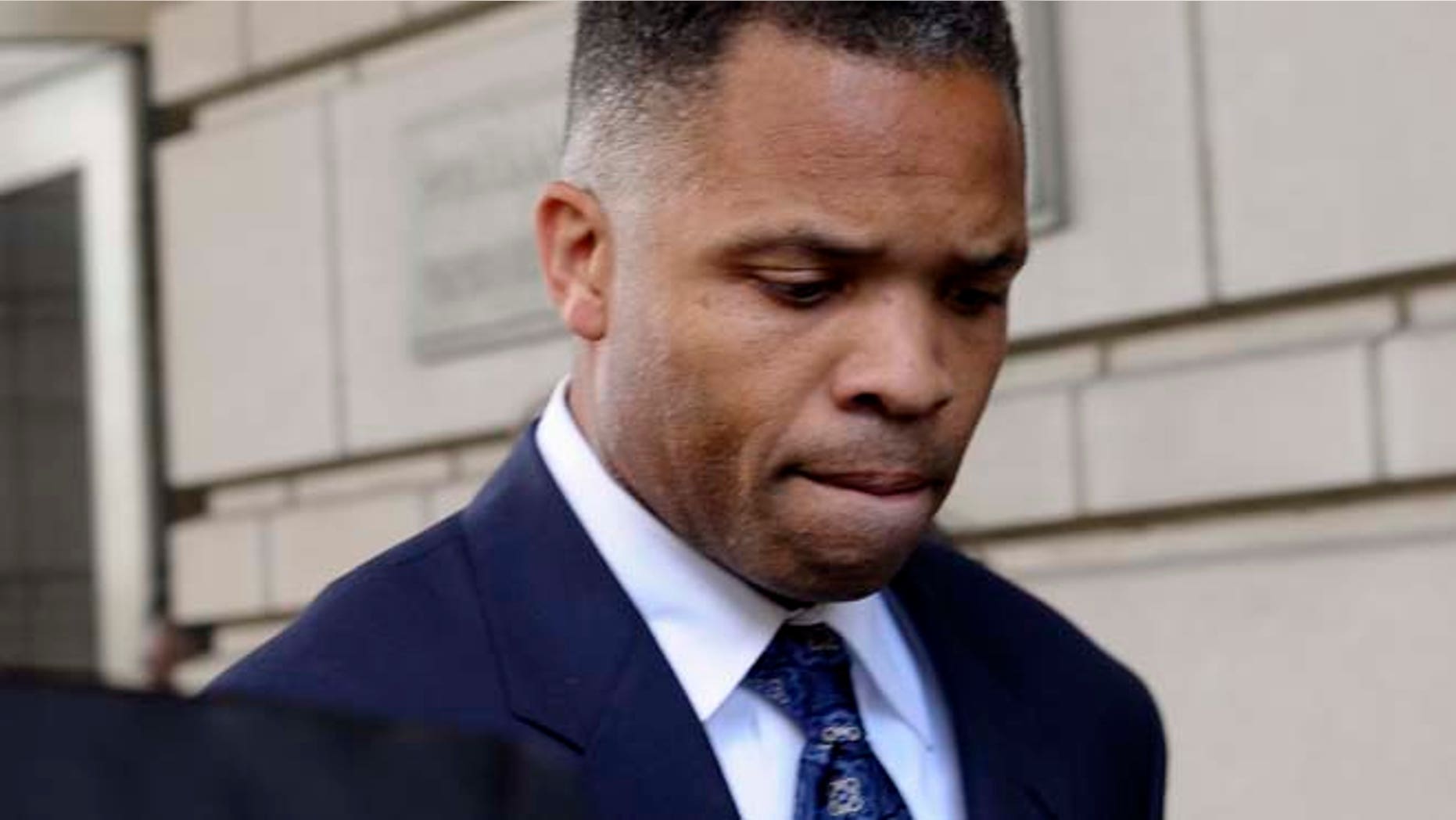 Aug. 14, 2013: In this file photo, former Illinois Rep. Jesse Jackson Jr., leaves federal court in Washington after being sentenced to 2 1/2 years in prison for misusing $750,000 in campaign funds.