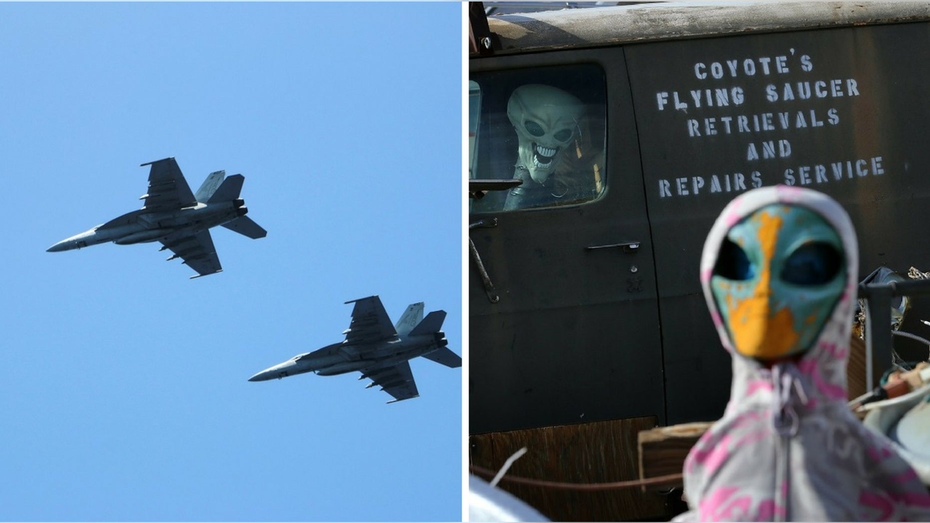 A retired U.S. Navy pilot recalled a time when he encountered a UFO during a training mission in 2014.