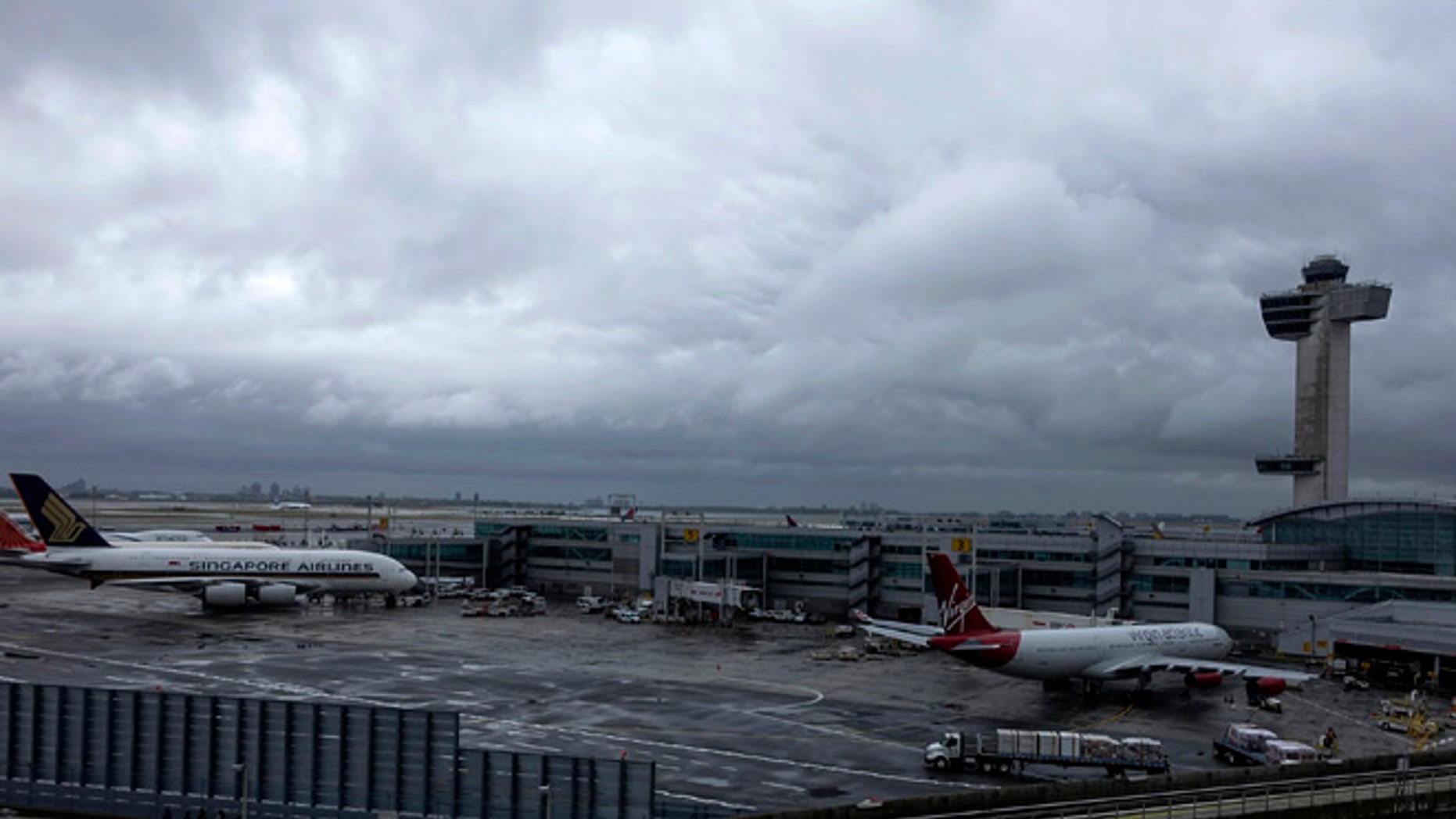 The TSA claimed it was reviewing a "possible security incident" at JFK.