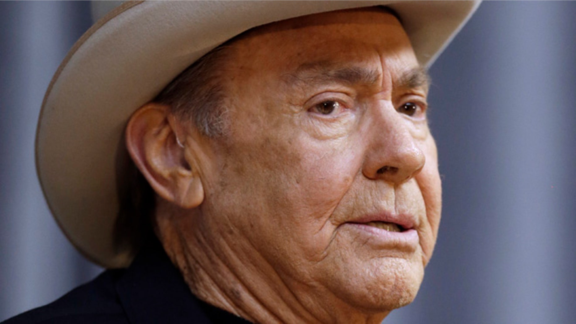 March 25, 2015: Jim Ed Brown speaks during the presentation of the Country Music Hall of Fame inductees in Nashville, Tenn.