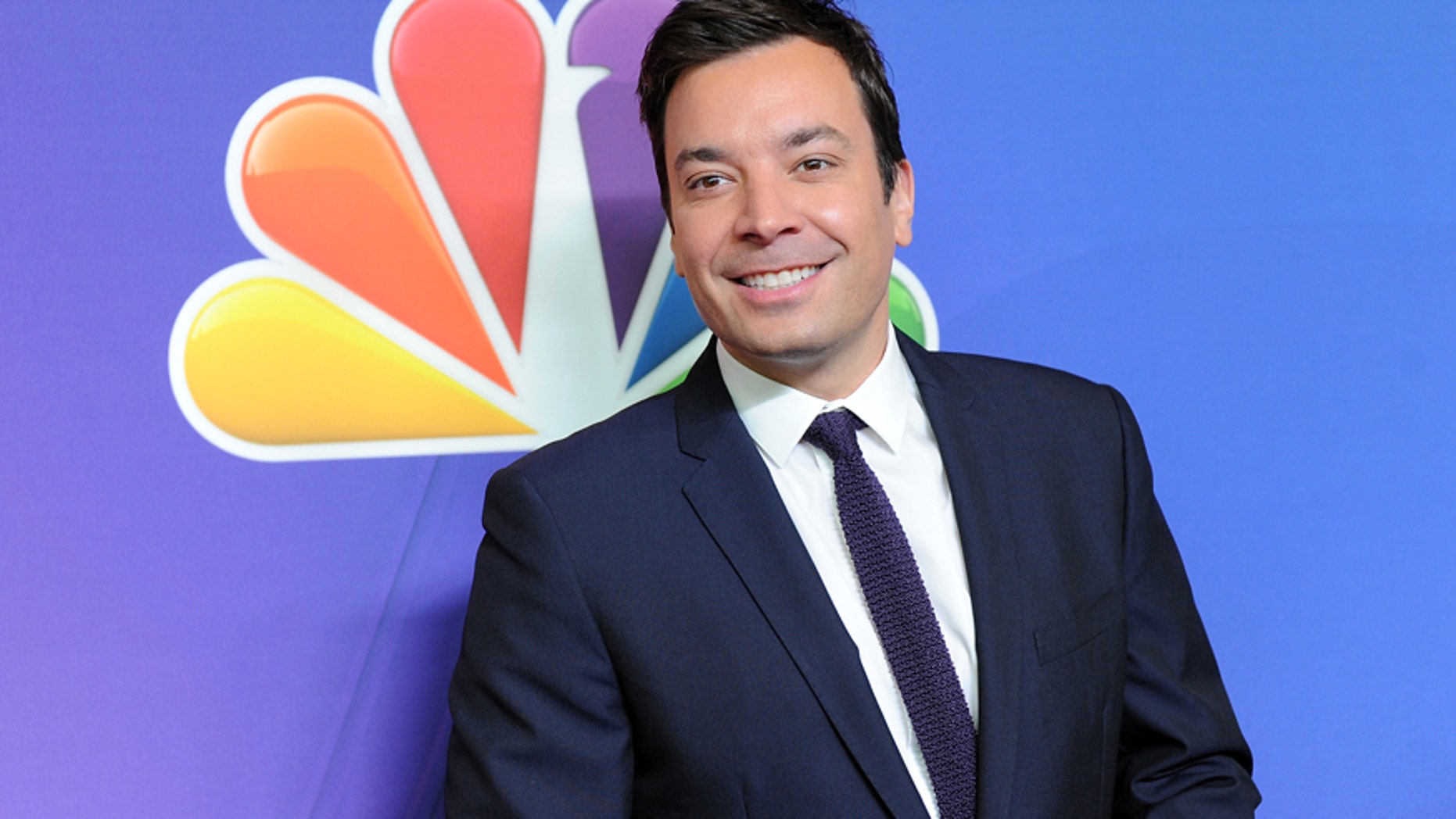 In this May 12, 2014 file photo, The Tonight Show host Jimmy Fallon attends the NBC Network 2014 Upfront presentation at the Javits Center in New York.