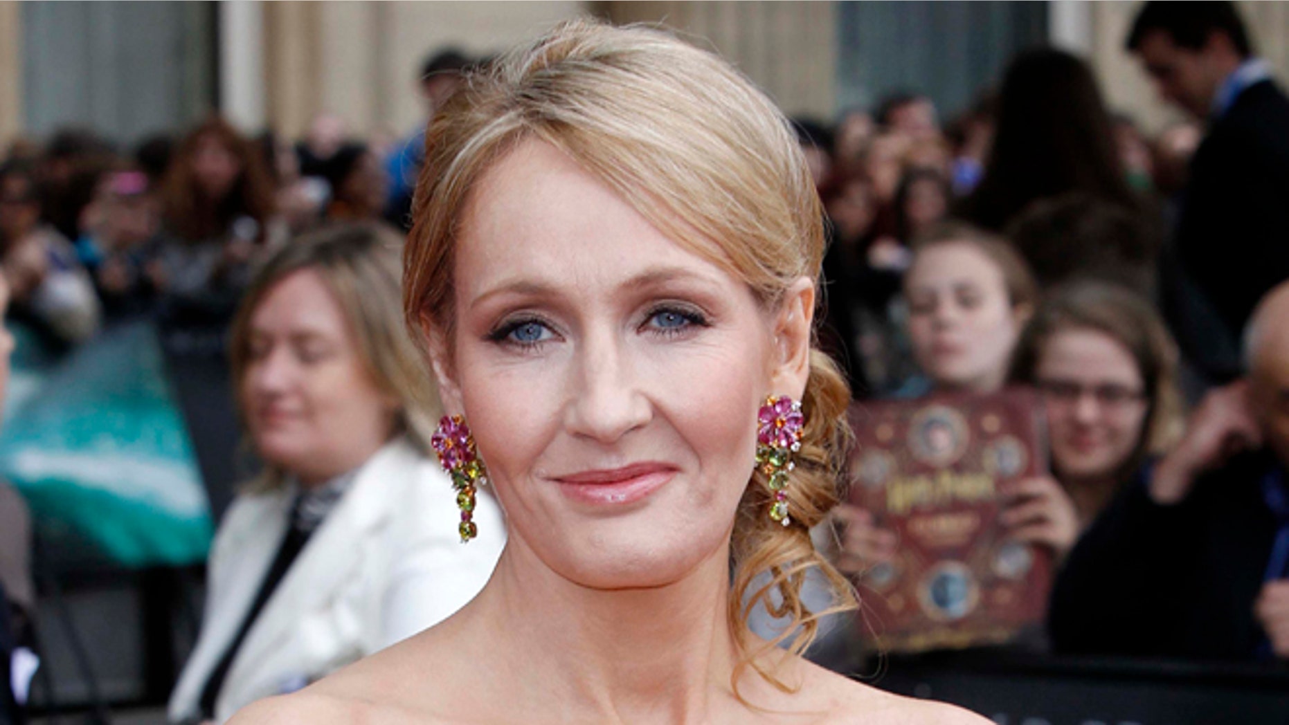July 7, 2011. British author JK Rowling arrives in Trafalgar Square, in central London, for the World Premiere of "Harry Potter and The Deathly Hallows: Part 2."
