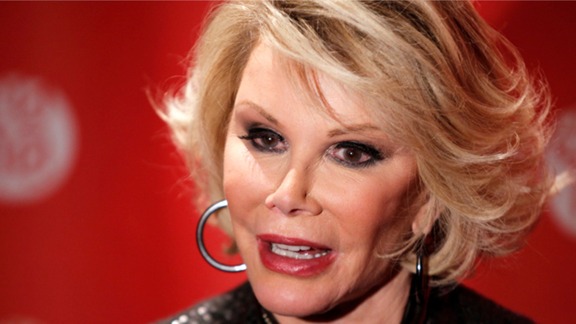 Jan. 25, 2010: Comedian Joan Rivers arrives for the premiere of the documentary "Joan Rivers - A Piece Of Work" during the 2010 Sundance Film Festival in Park City, Utah.