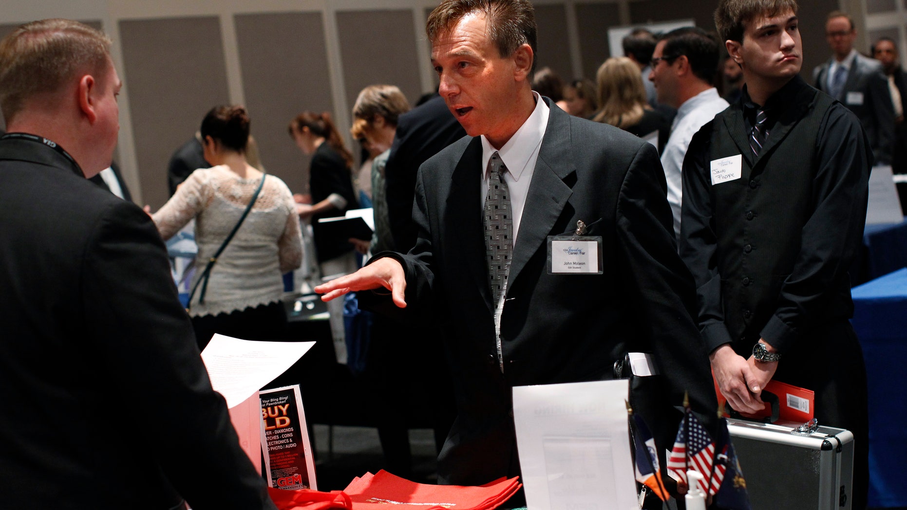 A job fair in New York.