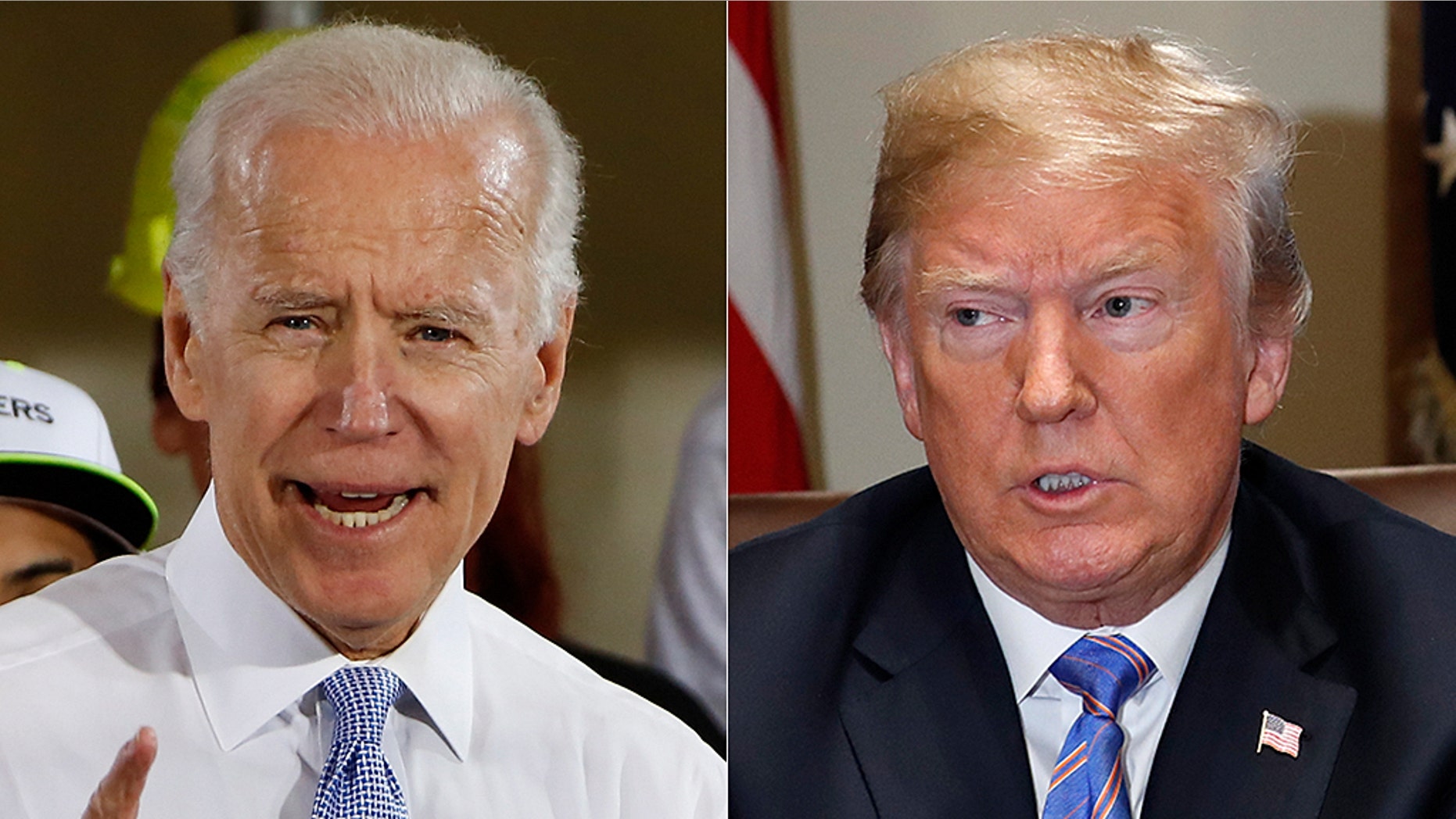 President Trump says running against former VP Joe Biden in 2020 would be a 'dream.'