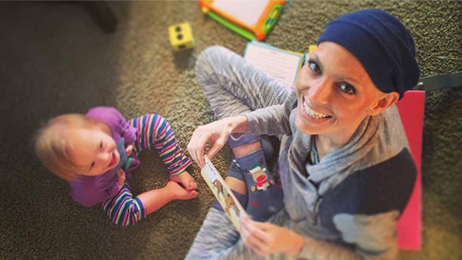 Joey Feek with daughter Indiana.