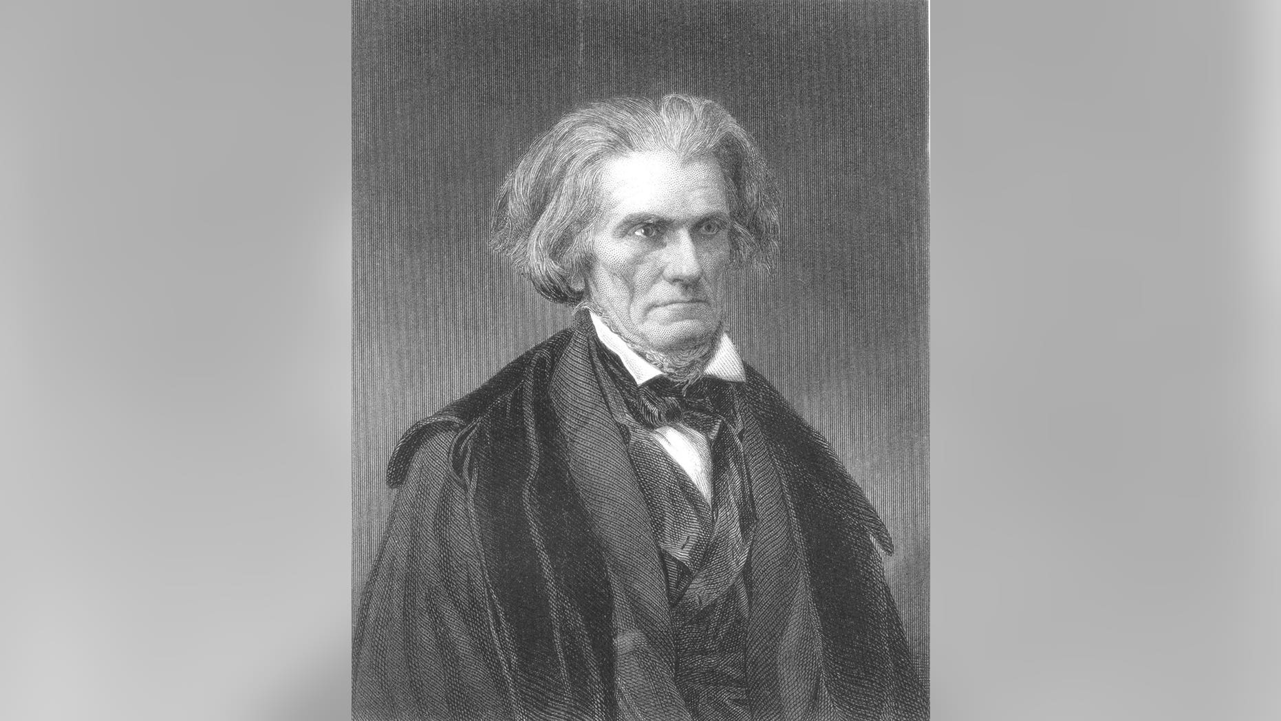 A 19th century portrait of John C. Calhoun.