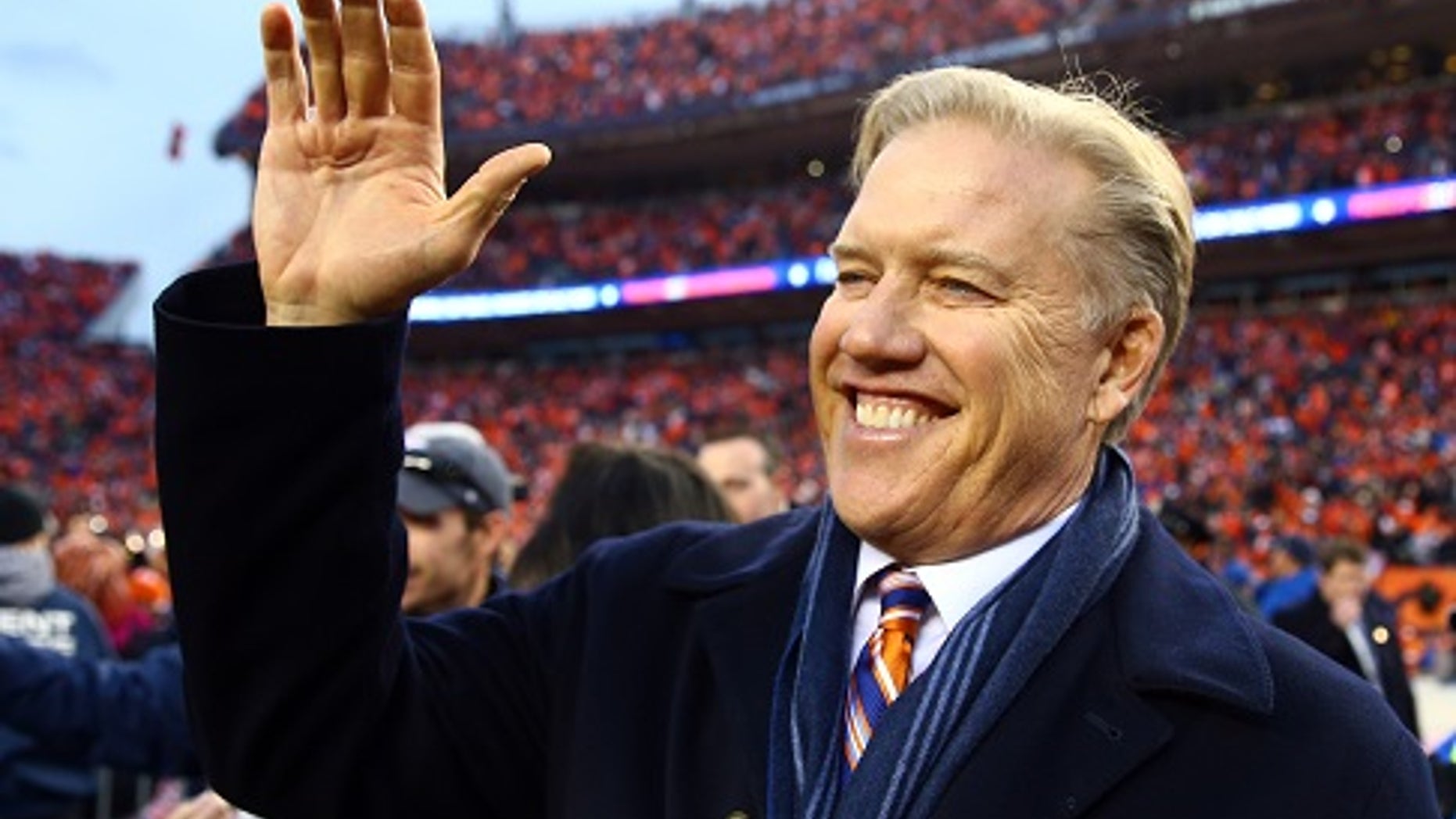 John Elway, the president of football operations for the Denver Broncos said he believed in standing for the flag.