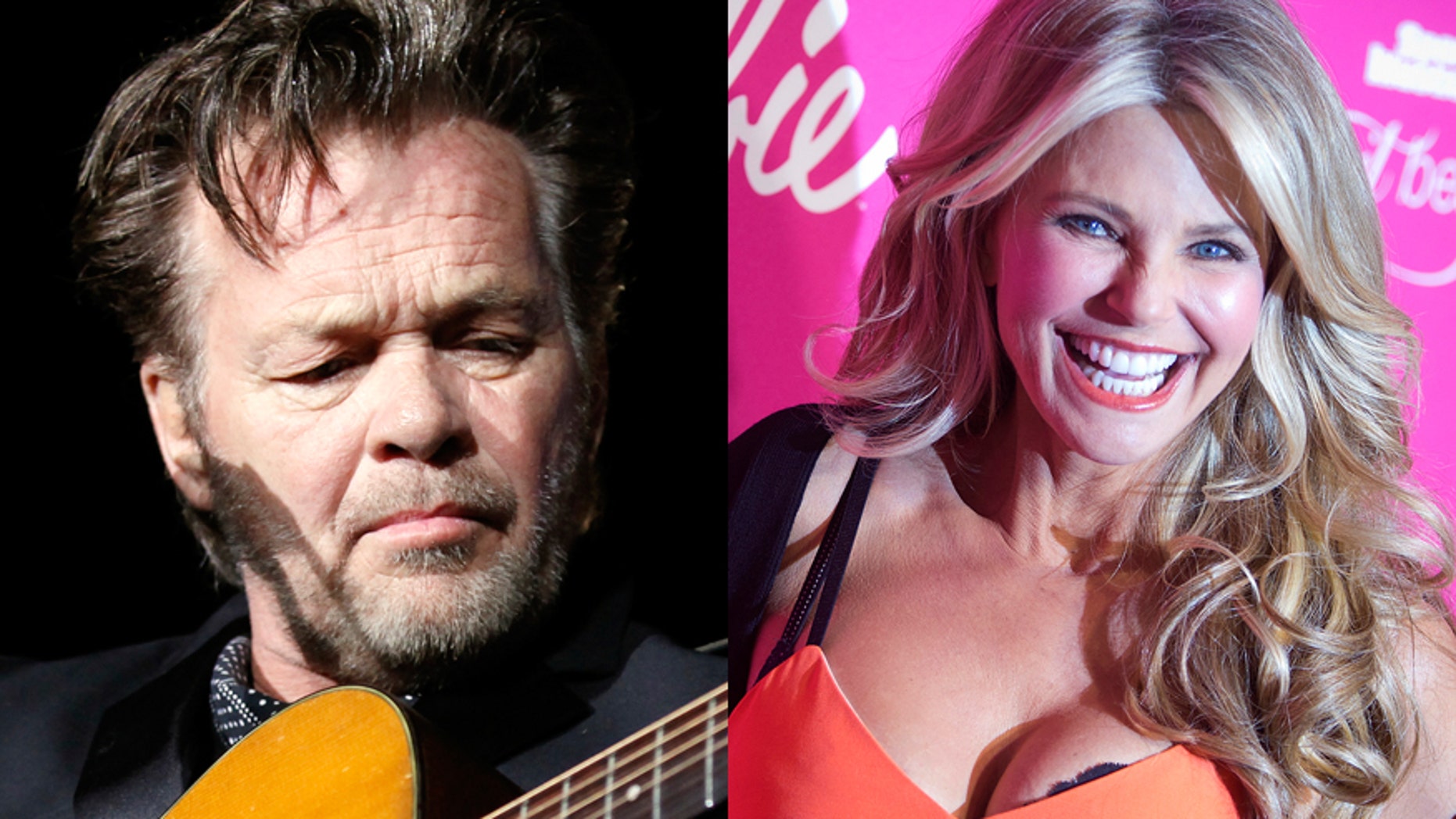 Singer John Mellencamp (left) and model Christie Brinkley.