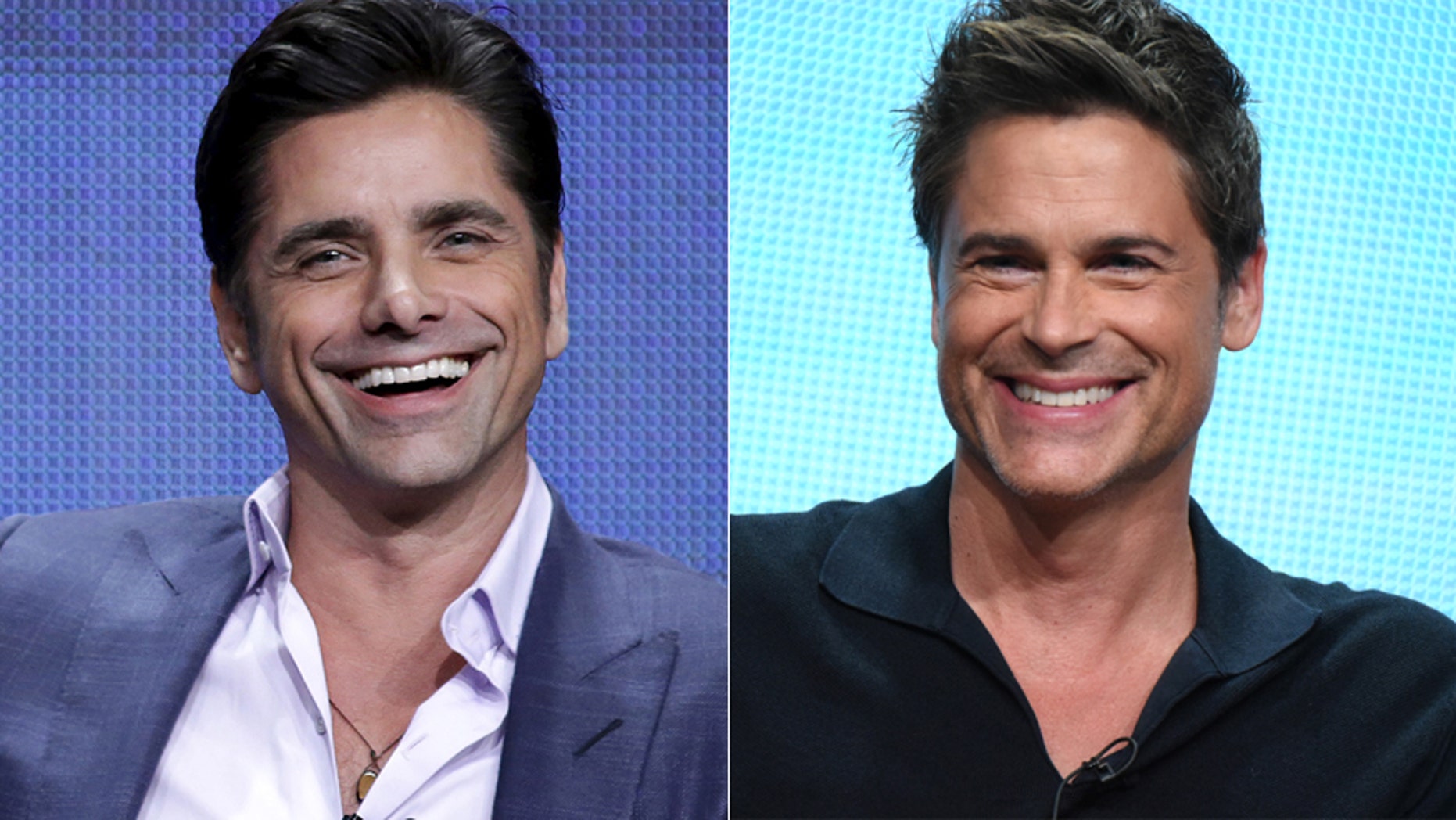 John Stamos, left and Rob Lowe.