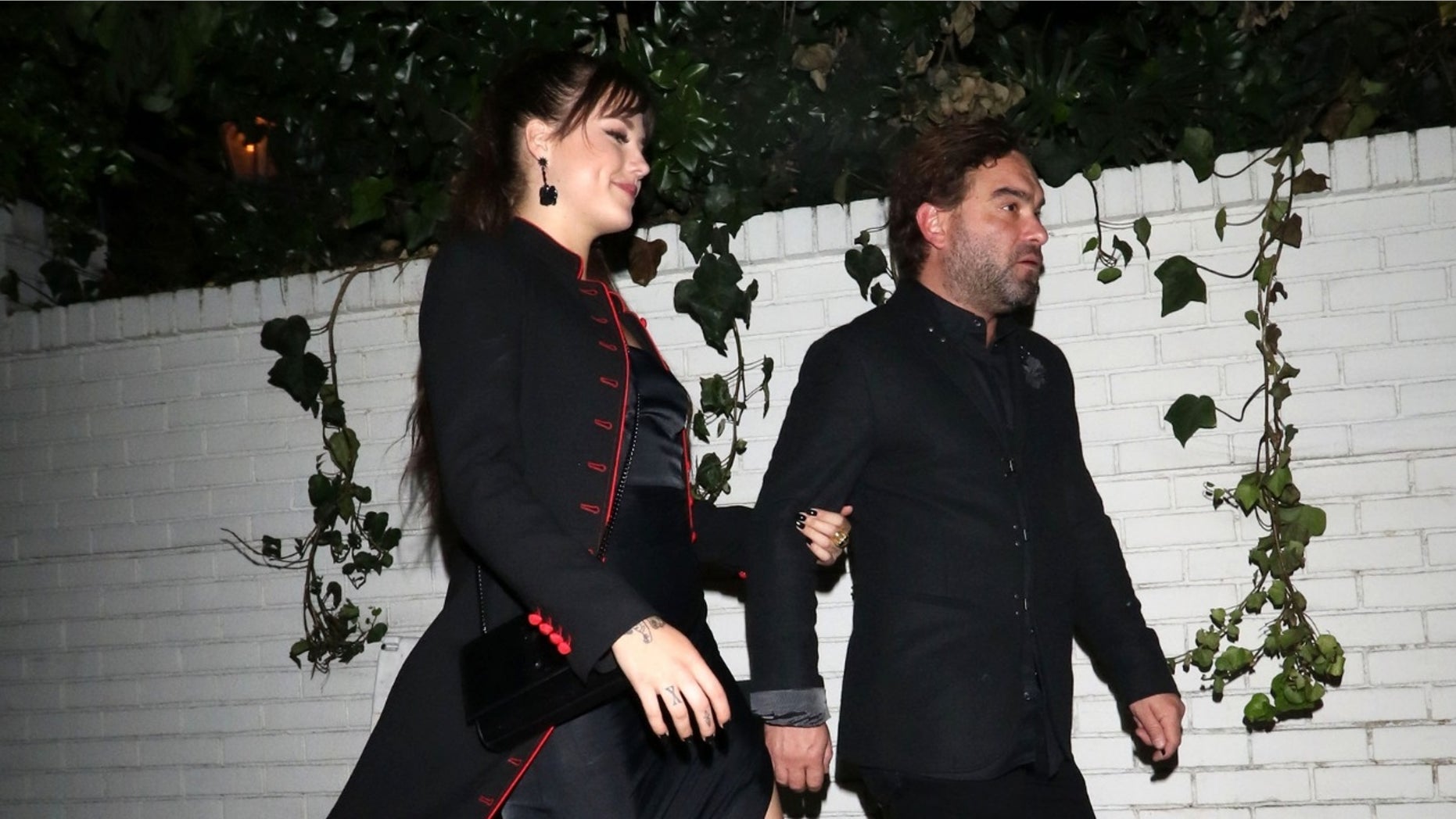 Actor Johnny Galecki shares a photo of his night out with his new, younger girlfriend Alaina Meyer.