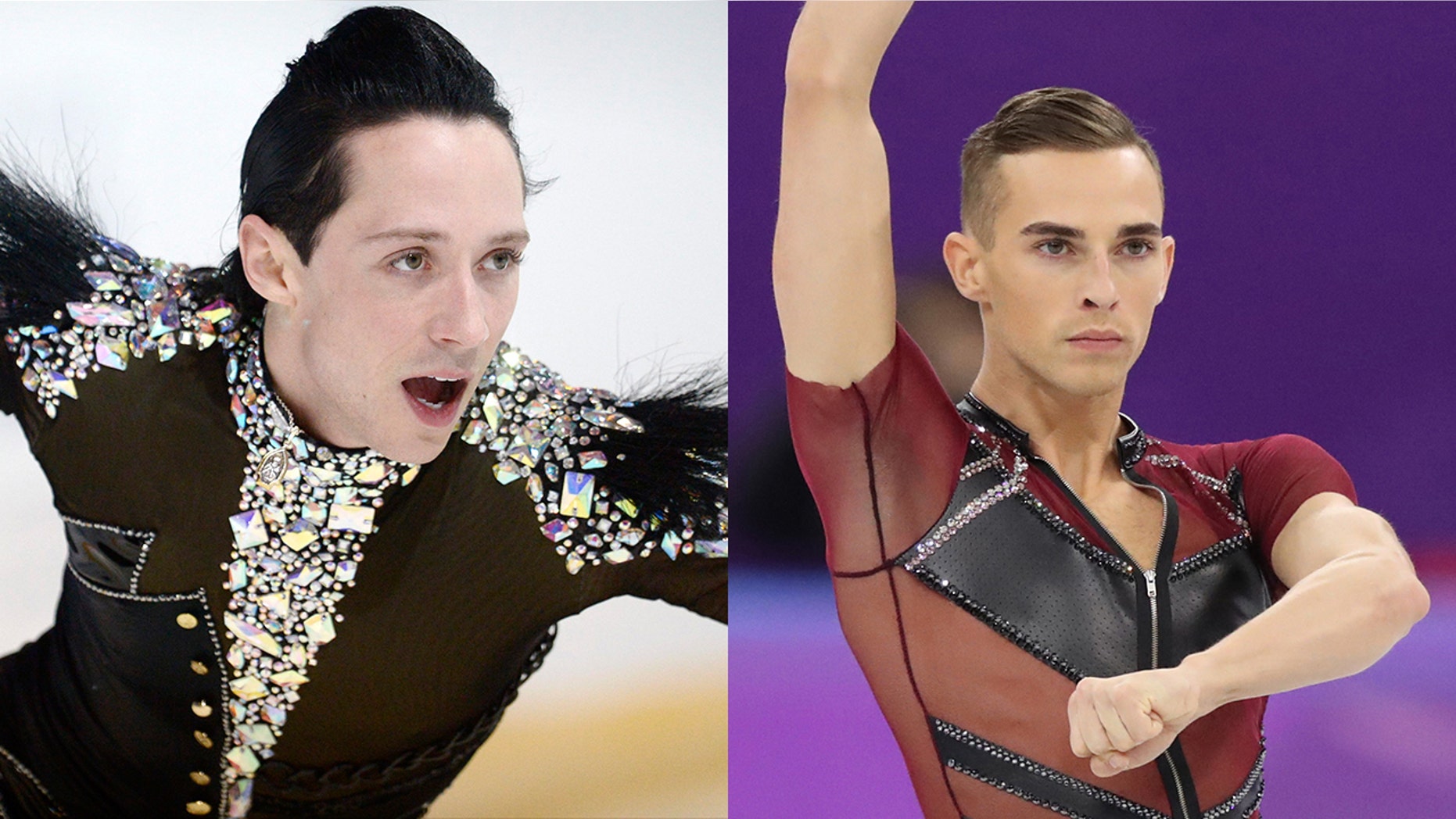 Adam Rippon (right) thinks fellow skater Johnny Weir may be jealous of him.
