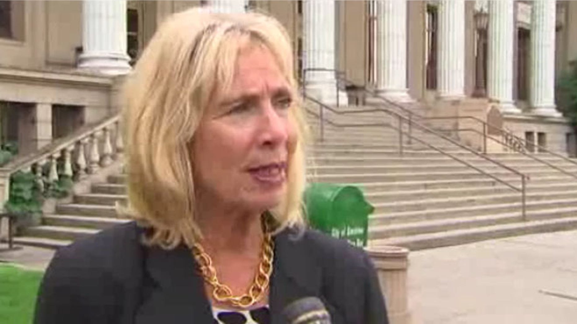 Shown here is Stockton Mayor Ann Johnston.