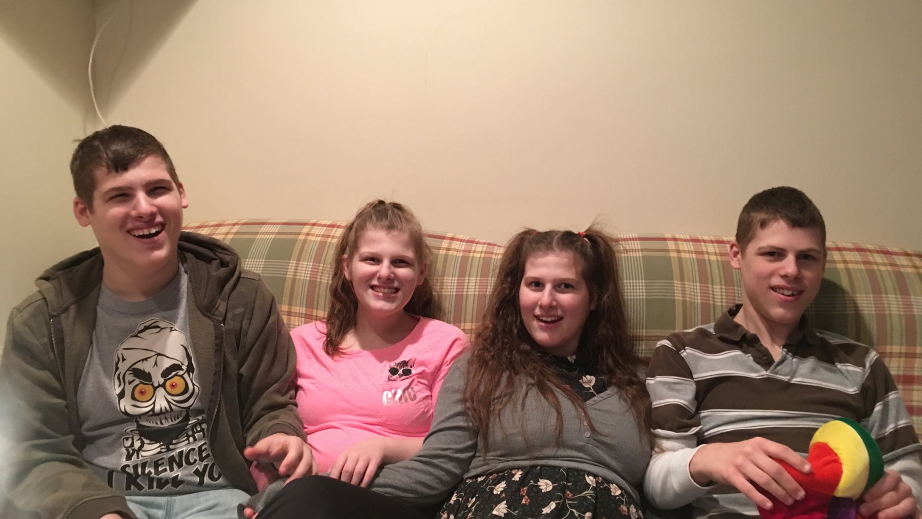 The Jones family "Angels": Andrew (17), Christina (16), Ashley (13) and Ryan (15). (Image courtesy: Melissa Jones)
