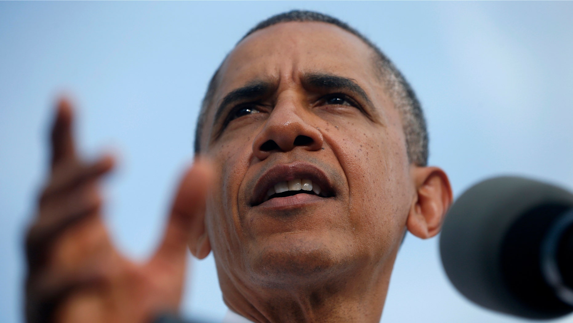 President Obama speaks in Rockville, Md., on Oct. 3, 2013.