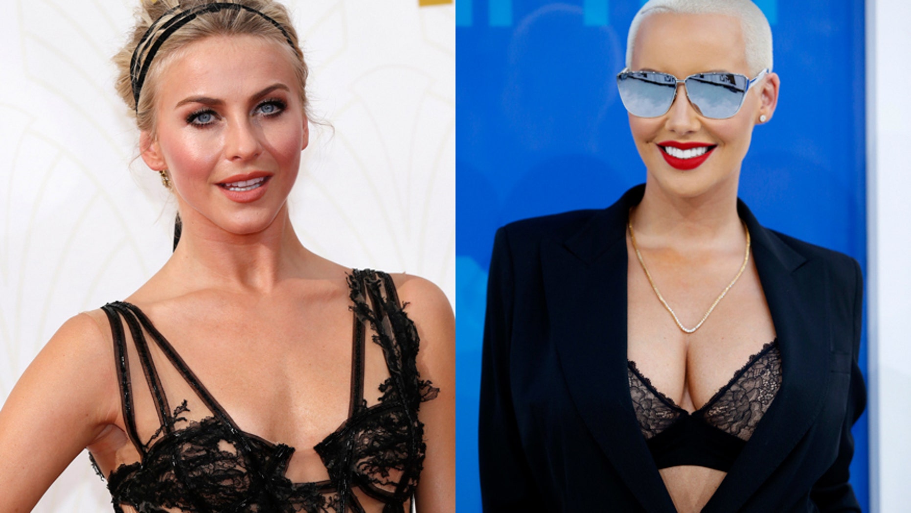 Julianne Hough (left) and Amber Rose.
