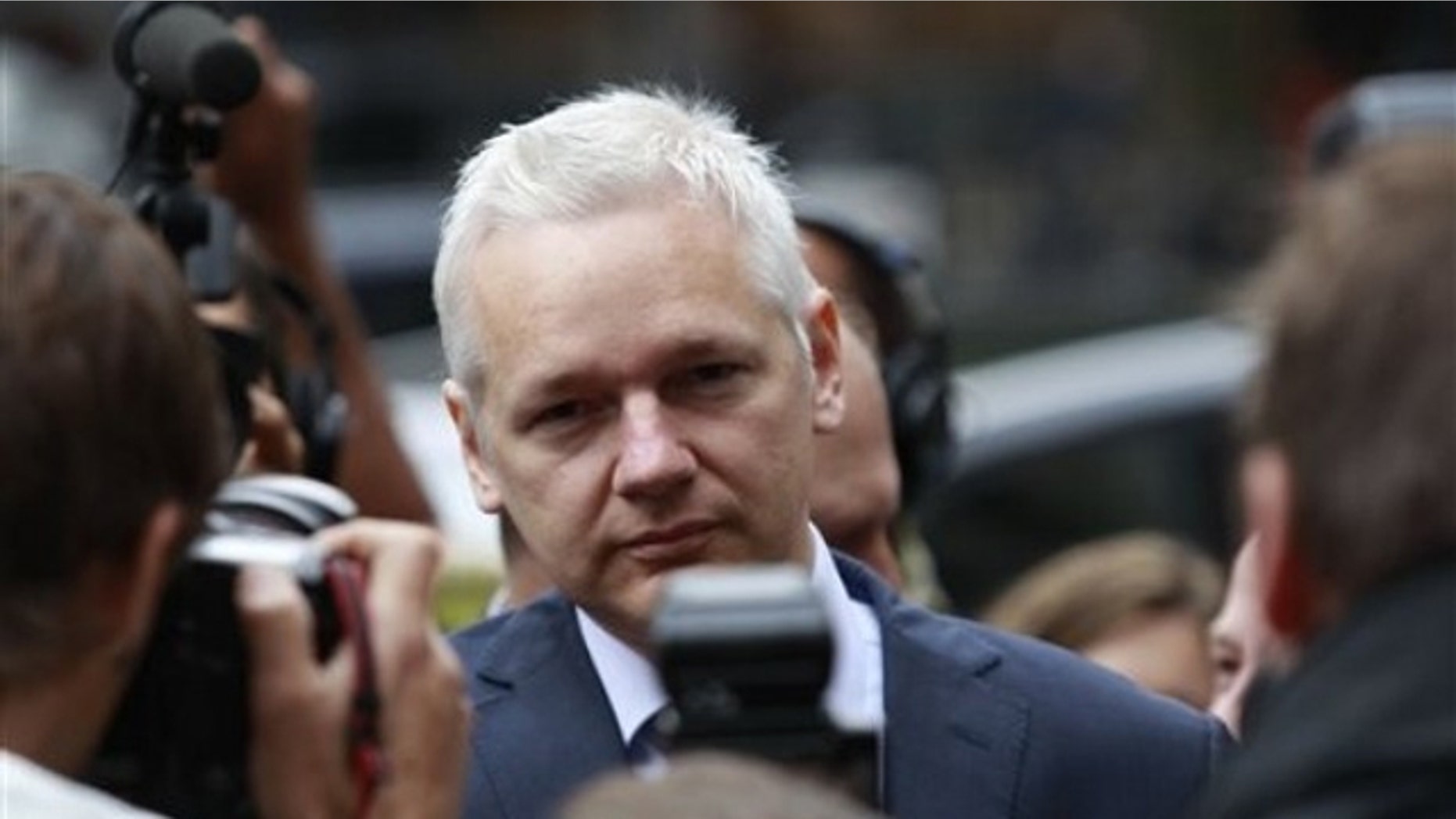 WikiLeaks head Julian Assage.