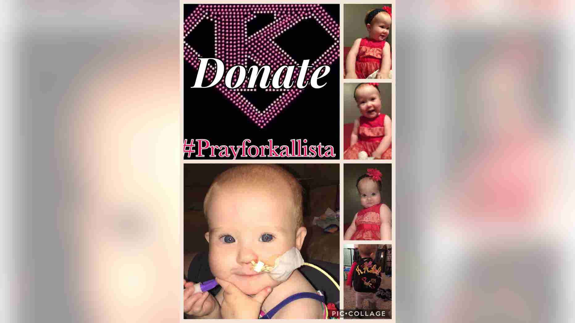 Kallista Smith's rare condition prevents her from consuming foods.