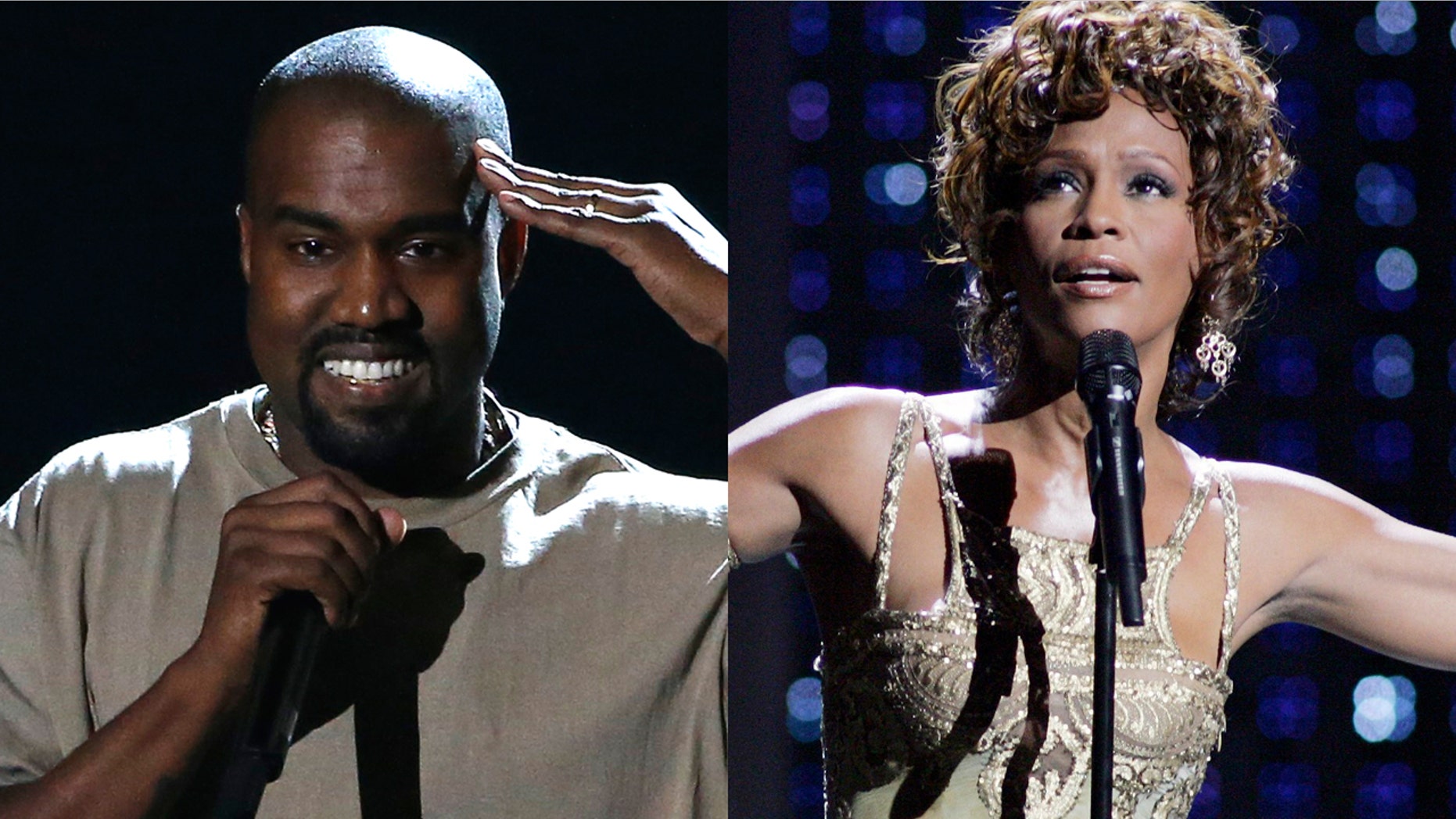 Rapper Kanye West reportedly spent $85K on a photo of Whitney Houston's drug-covered Beverly Hills Hotel Room following her death, for rapper Pusha-T's album cover.